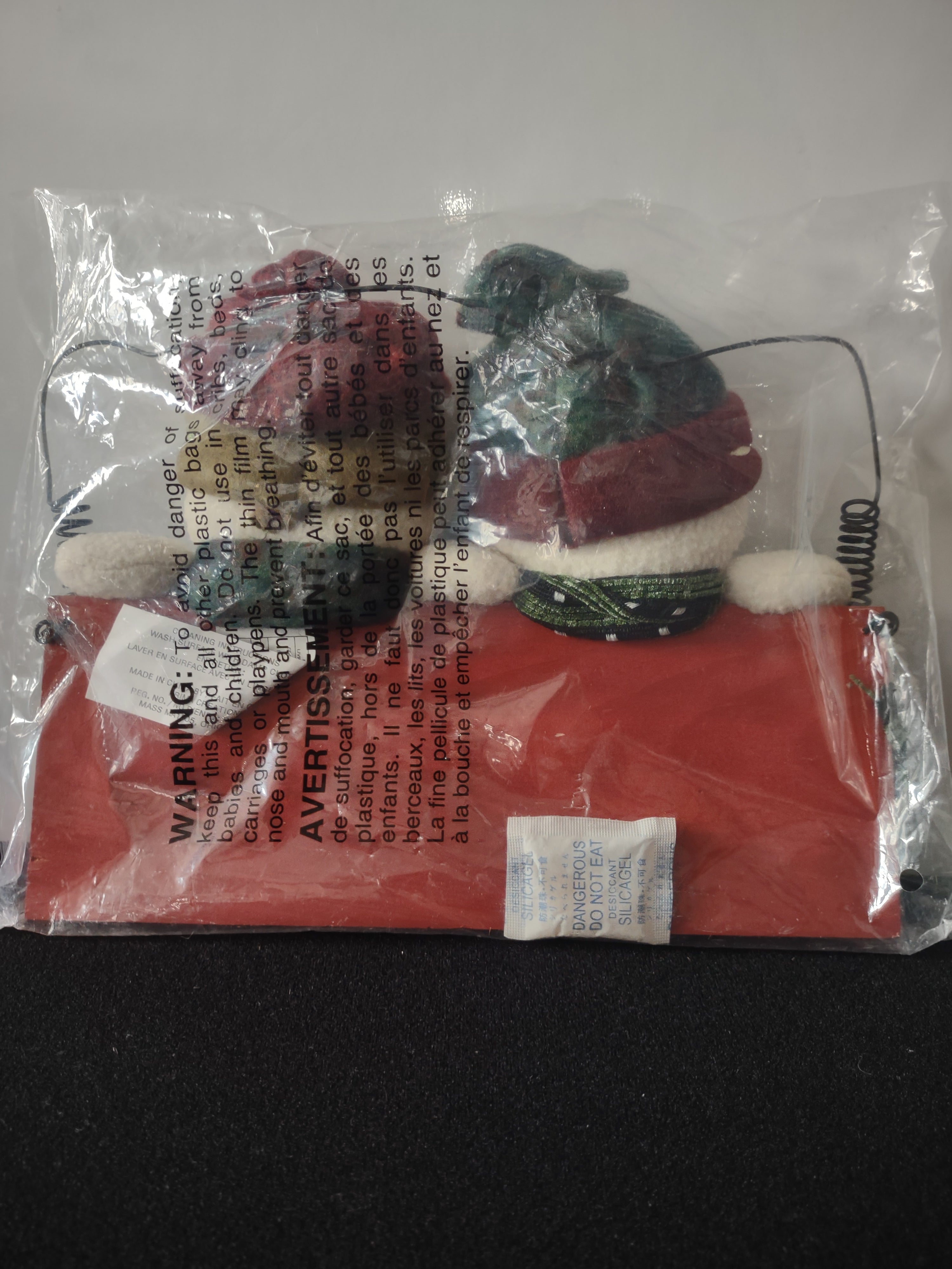 Christmas Winter Plush Snowmen Hats Scarves Welcome Wall Hanging (Lot 4621)