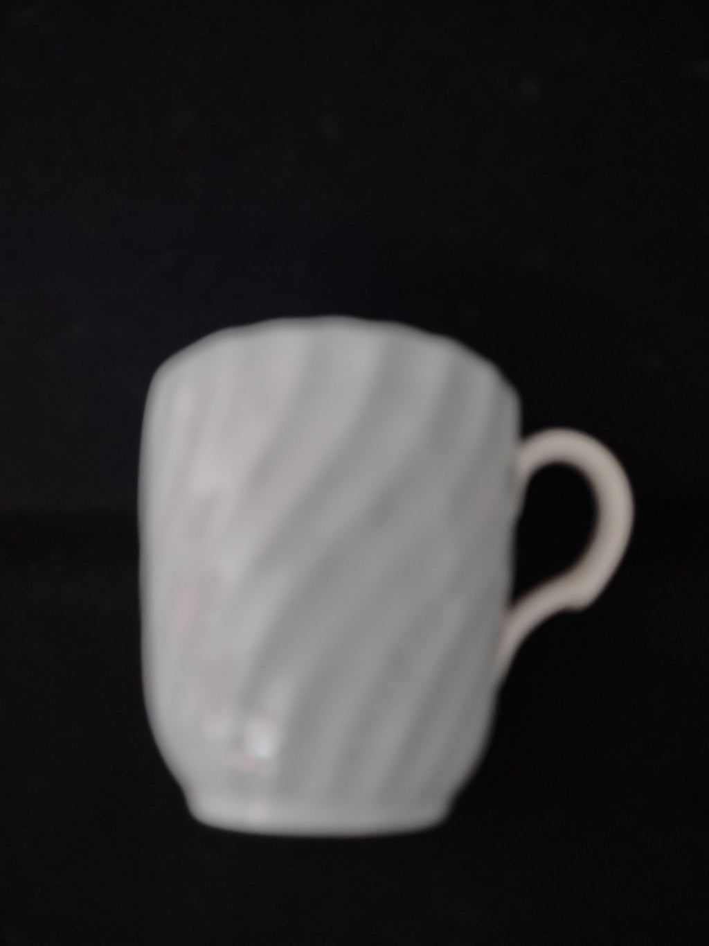 Vintage Minton Symphony Tea Cup Saucer Bone China Blue Leaf Swirl X5 (Lot 5467)