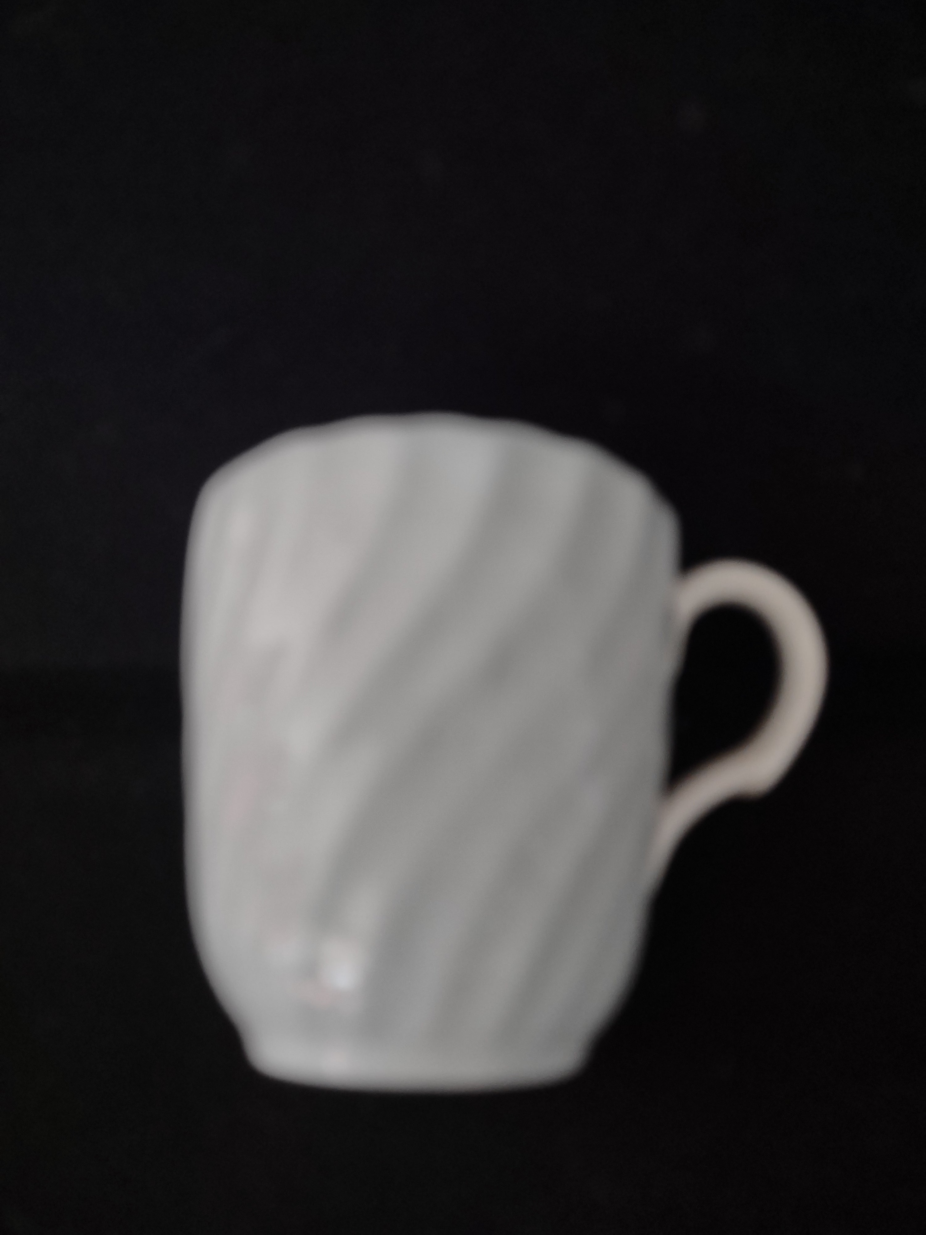 Vintage Minton Symphony Tea Cup Saucer Bone China Blue Leaf Swirl X5 (Lot 5467)