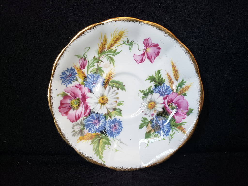 Vintage Royal Albert Harvest Bouquet Saucer ONLY (lot 2040)