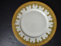 Haviland Limoges Gold Trim Green Design Dinner Plate (lot 626)