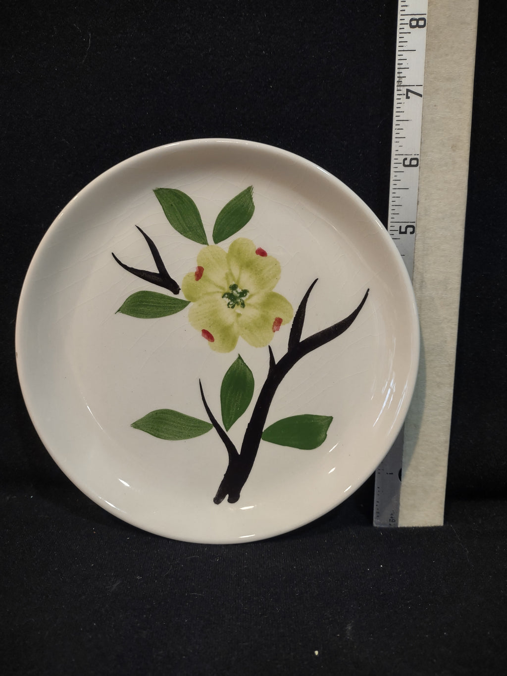 Vintage Dixie Dogwood Bread Butter Plates Set Of 4 (Lot 4277)