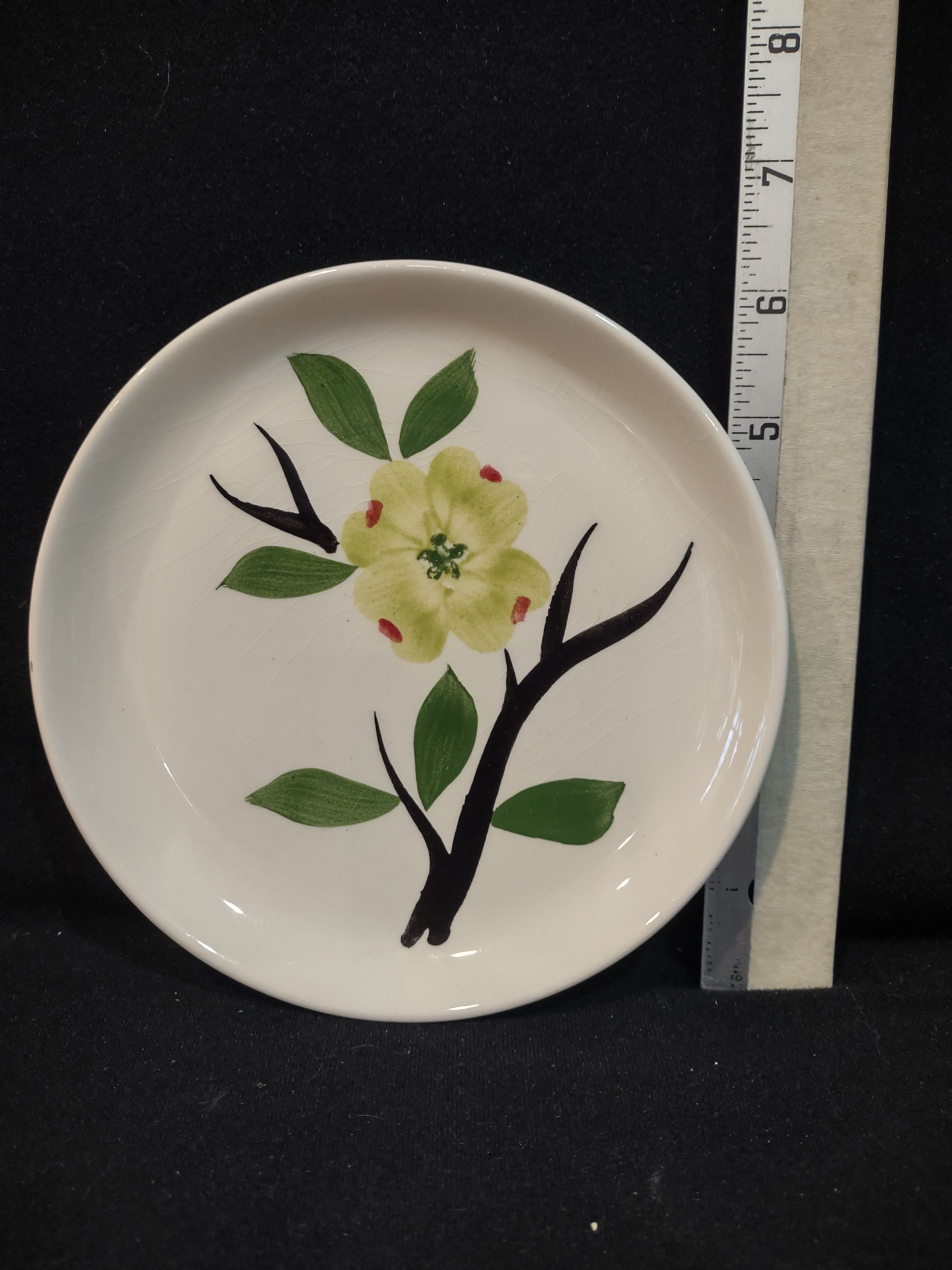 Vintage Dixie Dogwood Bread Butter Plates Set Of 4 (Lot 4277)