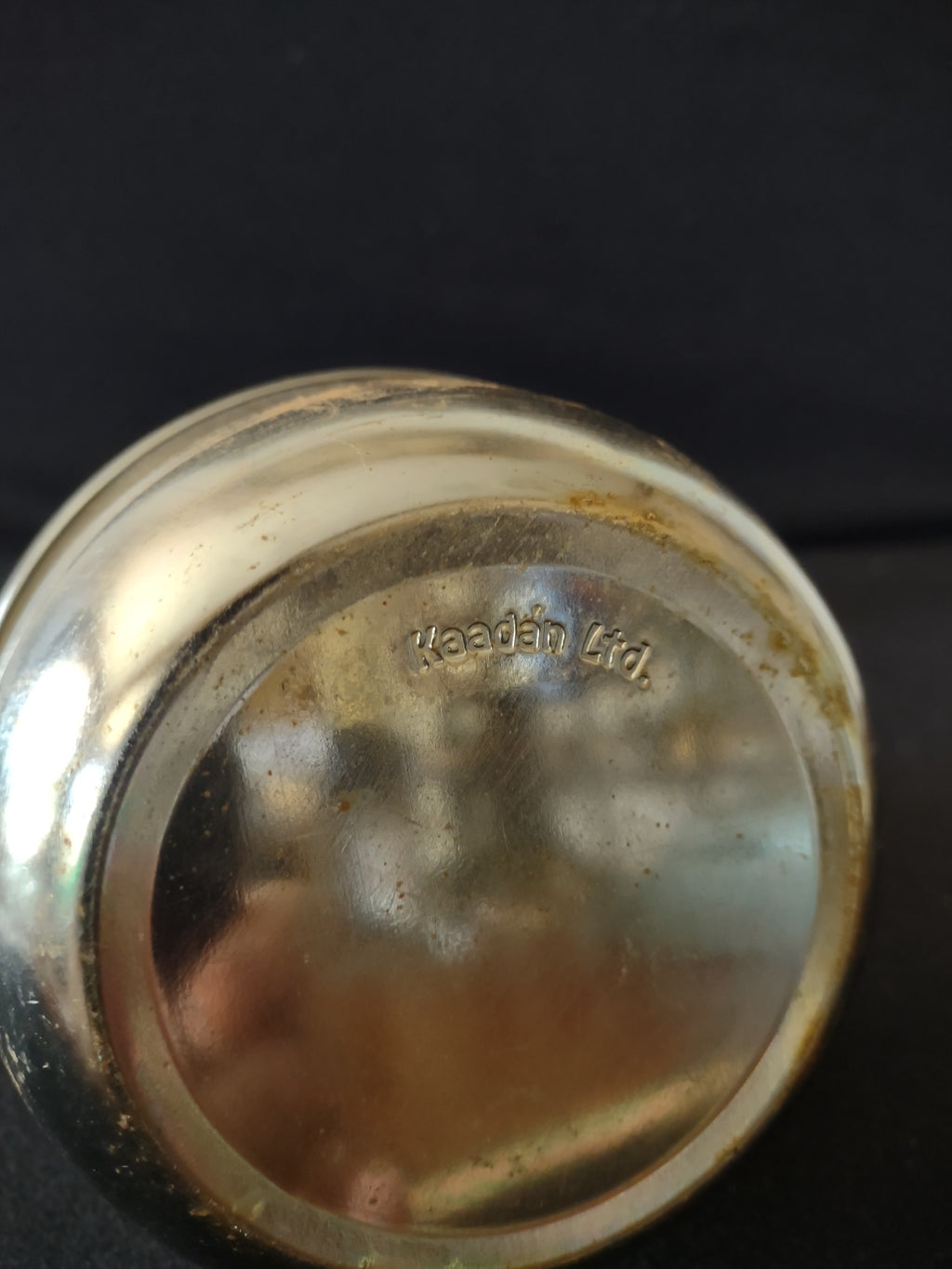 Vintage Kaadan Ltd American Made Metal Oil Lamp NO Shade (Lot 3901)