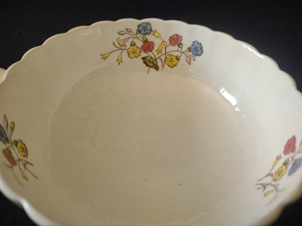 Vintage Spode English Countryside Cowslip Cream Soup Cup Ironstone (lot 5782)