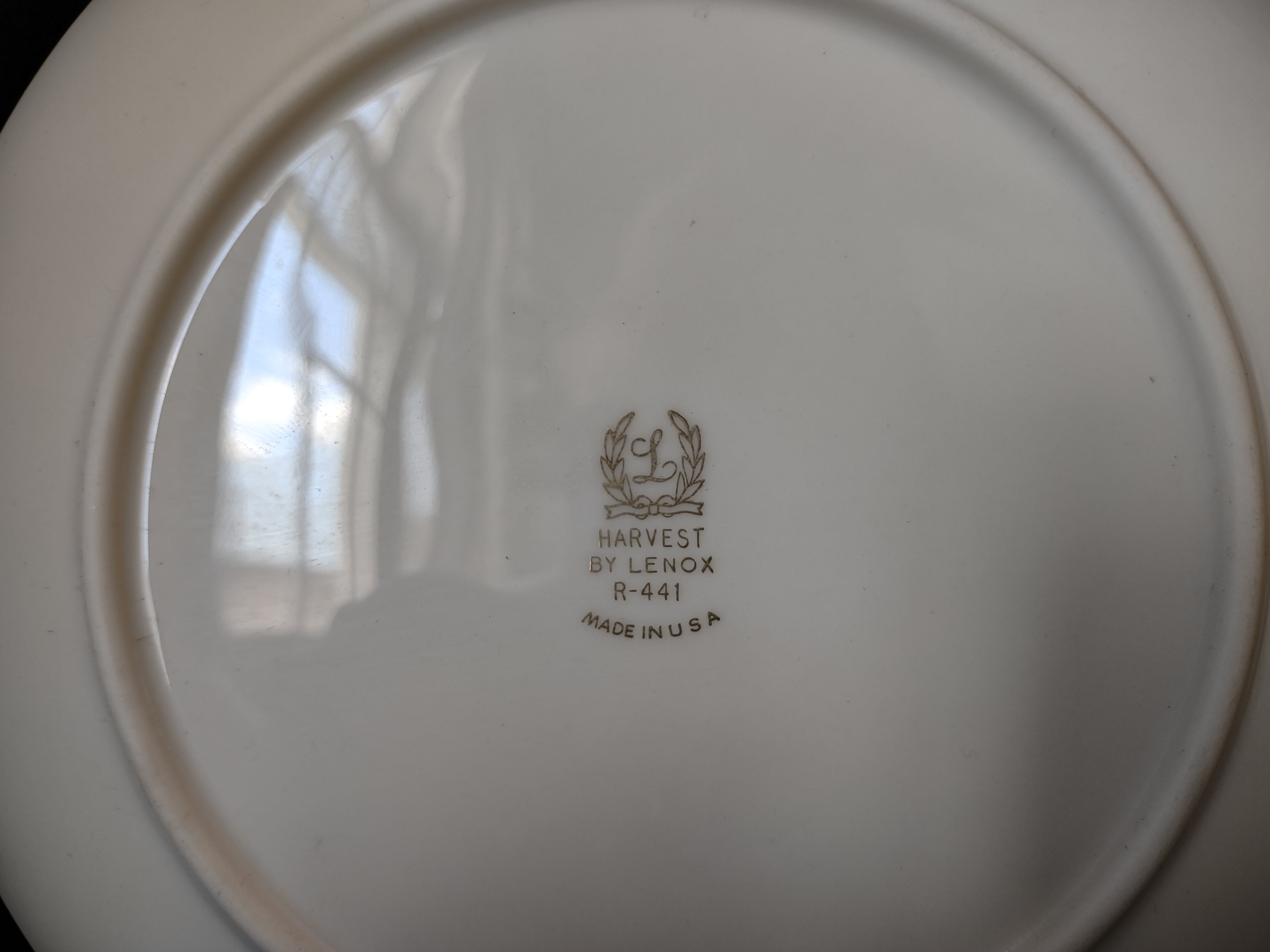 Vintage Lenox Harvest R-441 Dessert Plate 7" (lot 1888)