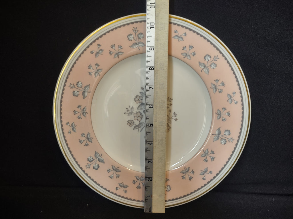 Wedgwood Pimpernel Pink Dinner Plate 10-3/4" (lot 2760)