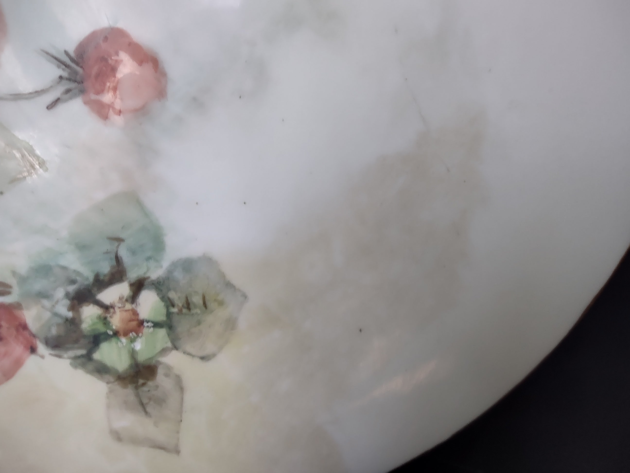 TV Limoges France Cabinet Strawberry Design 9-1/2" Plate (lot 1113)