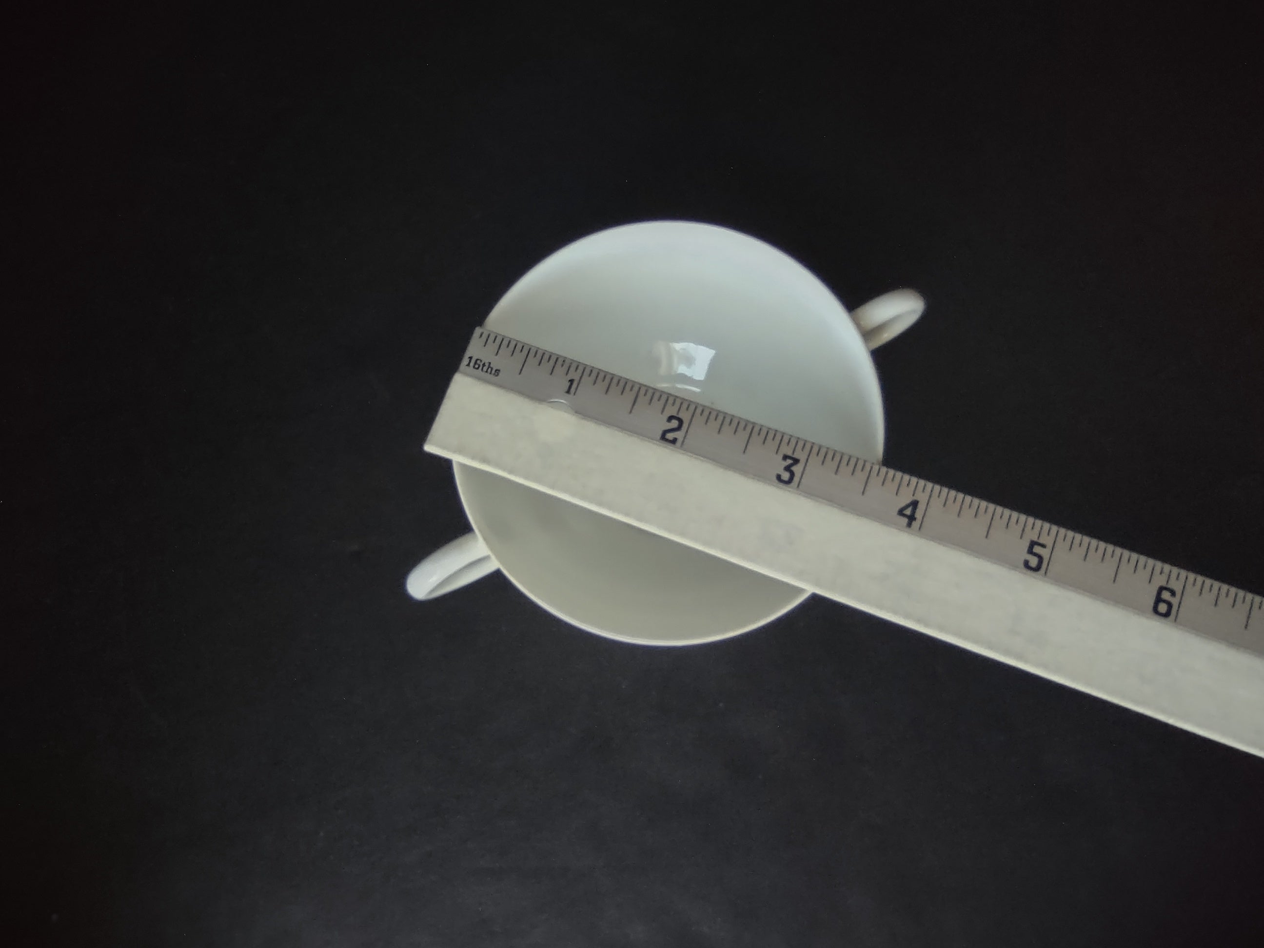 Limoges Porcelain Bouillon Cup ONLY Plain White (lot 1076)
