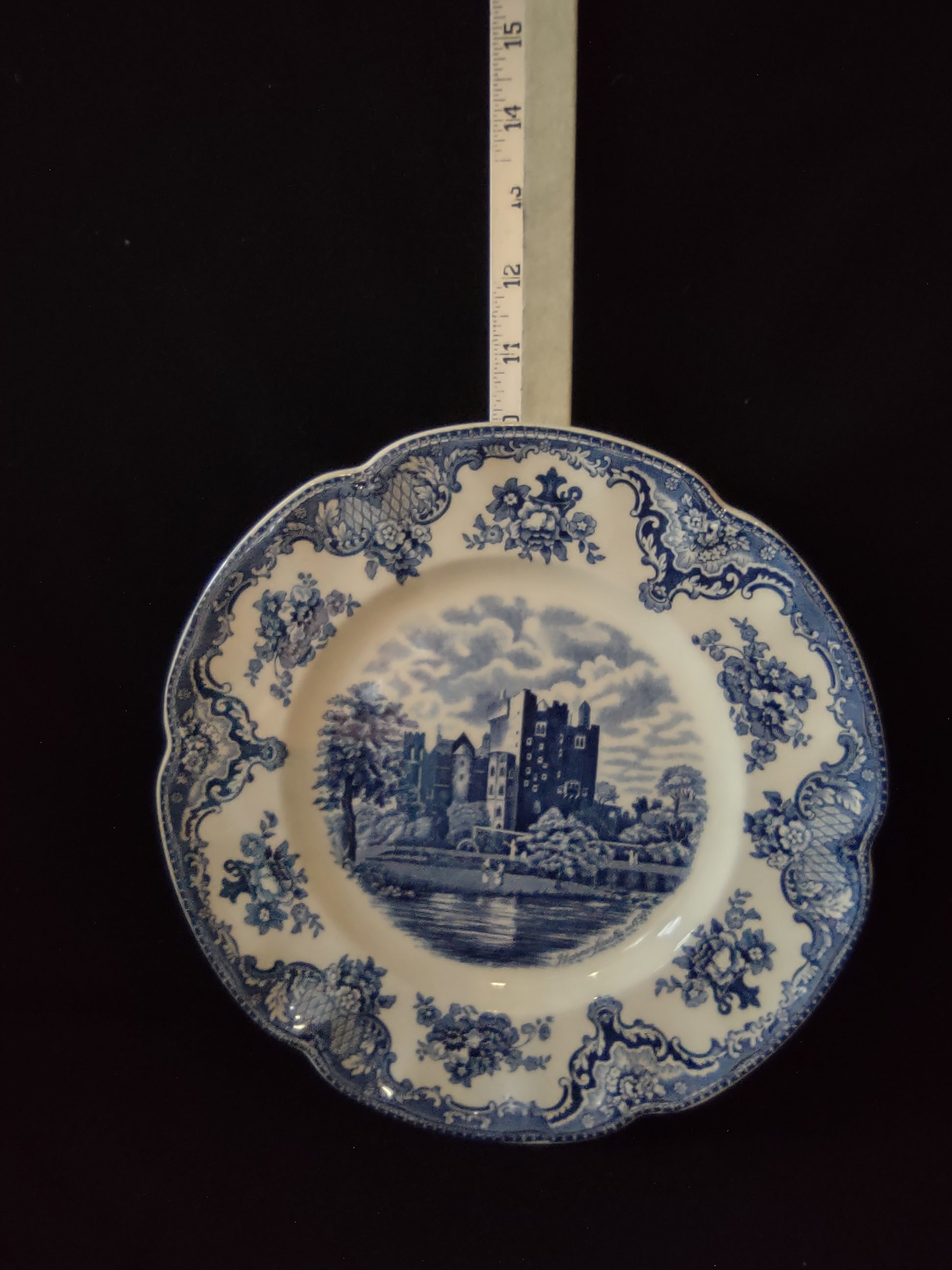 Vintage Johnson Bros Dinner Plate Old Britain Castles Blarney Castle x2 (Lot5567