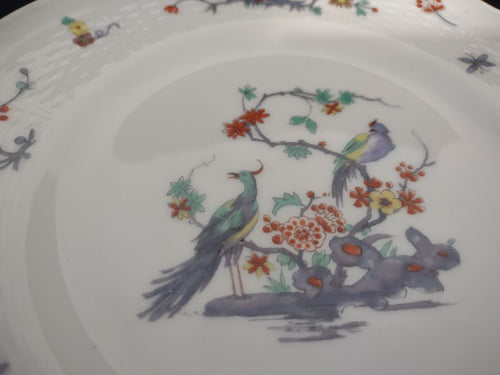 6 x Haviland Limoges France Gold Trim Pheasant 8-1/2" Luncheon Plate (lot 699)