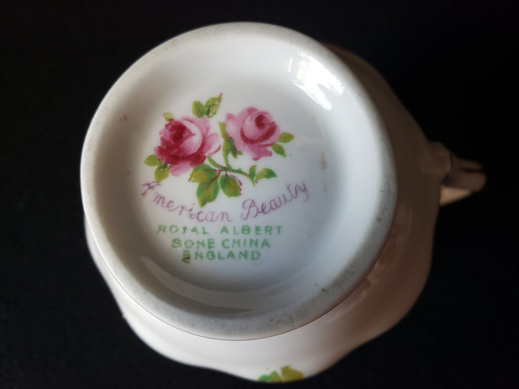 Vintage Royal Albert American Beauty Creamer (lot 2046)