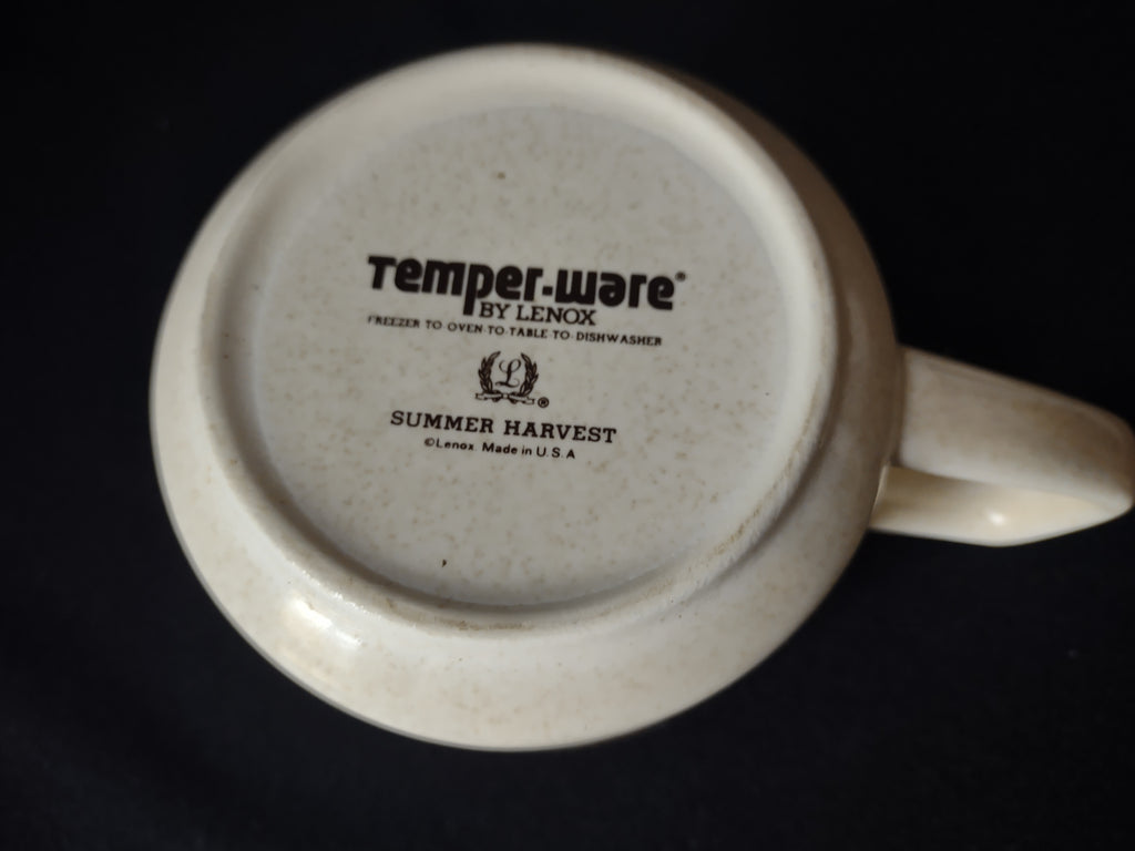 Vintage Lenox Creamer Temper-Ware Summer Harvest (lot 1838)
