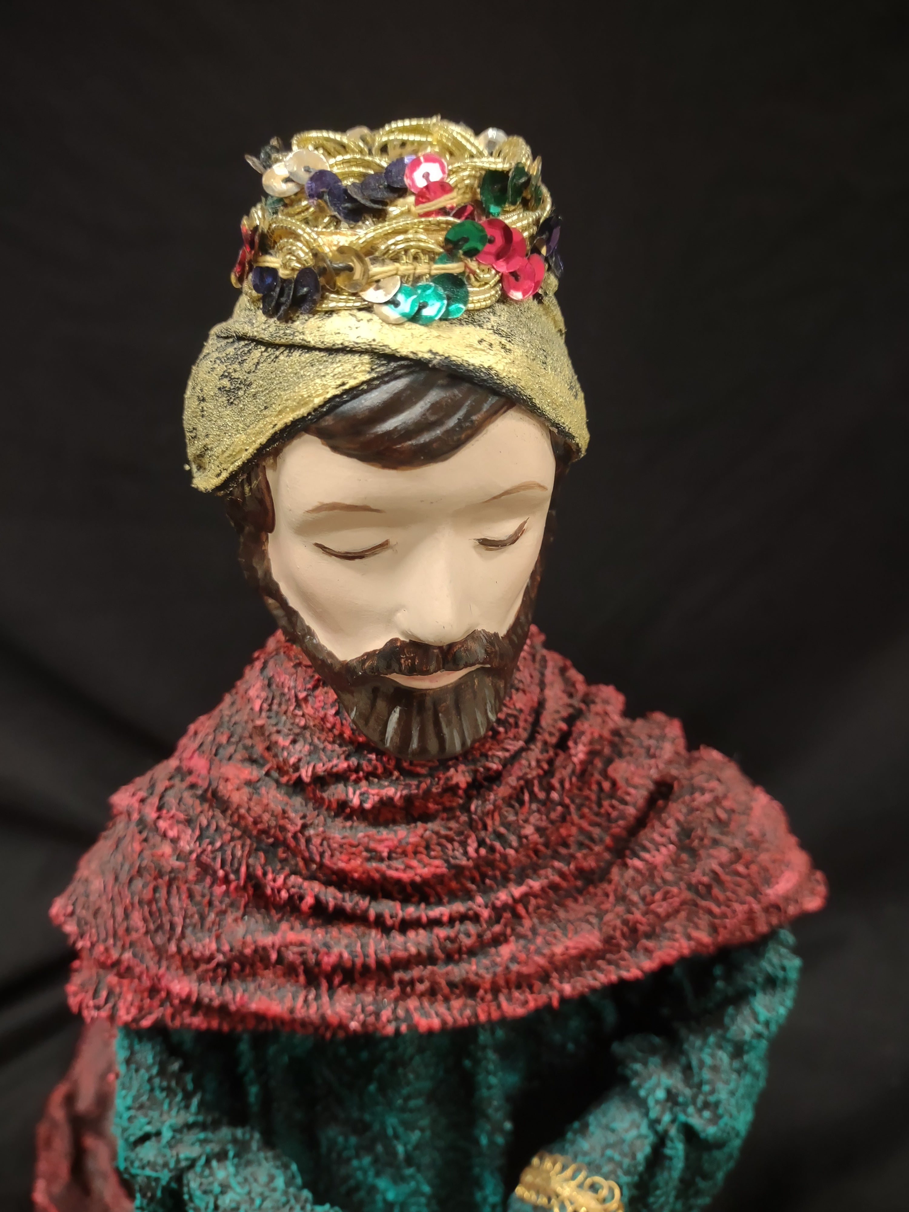 Vintage Christmas Nativity Wise Man 16" (lot 1337)