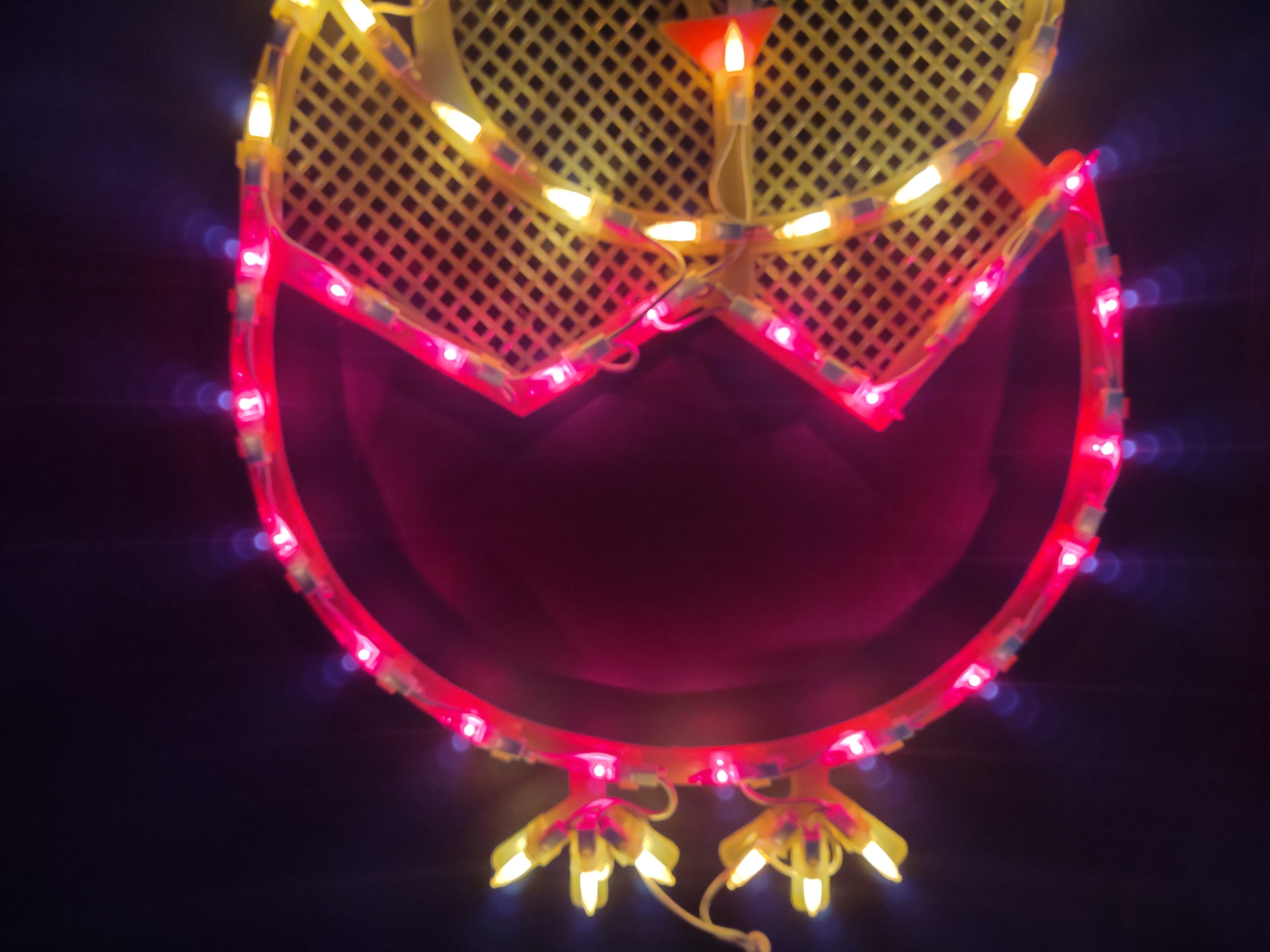 Vintage Window Easter Chicken Light Up 18" (lot 1487)