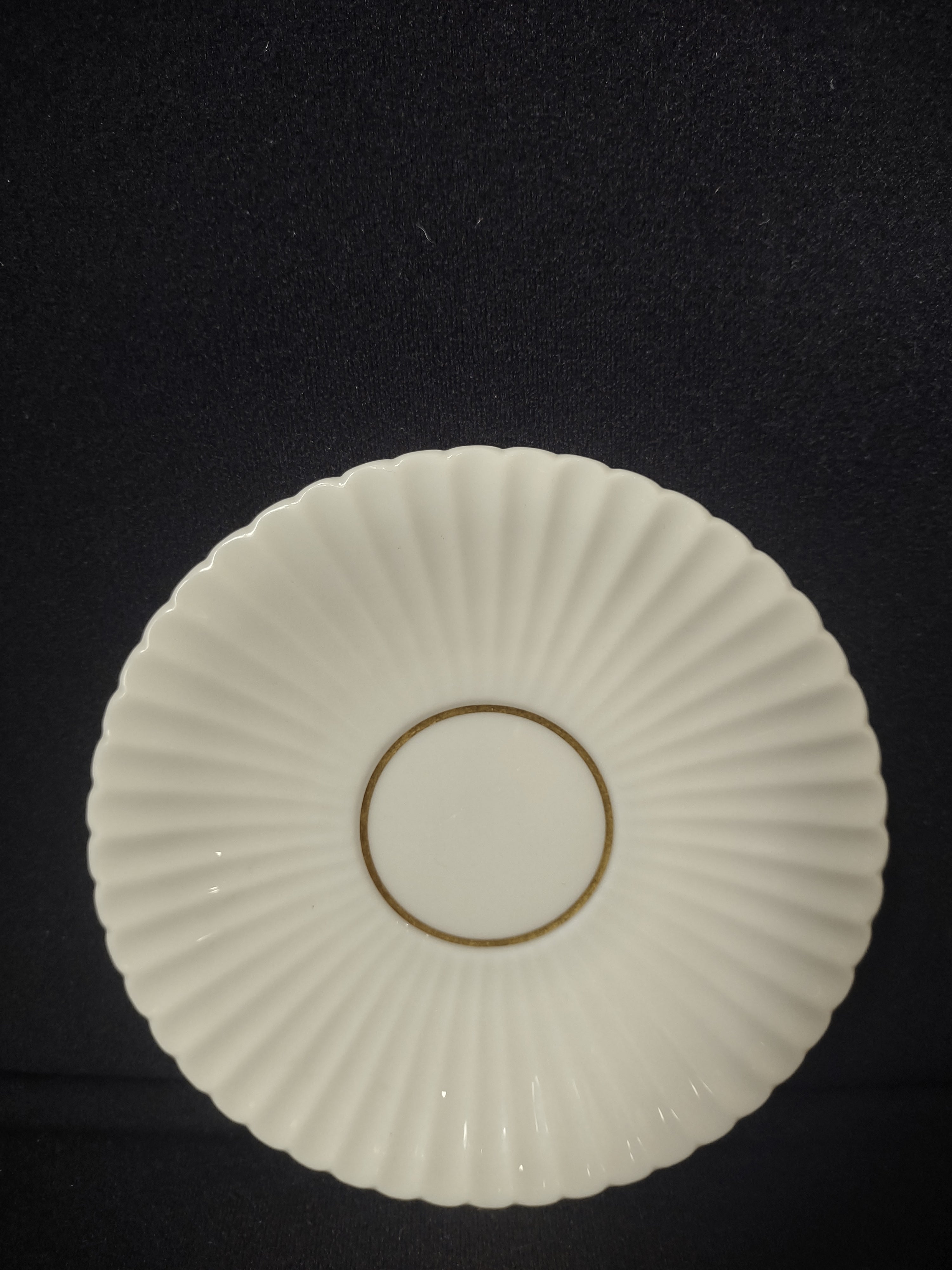 Vintage Lenox Cream Gold Trim Saucer ONLY (lot 1876)