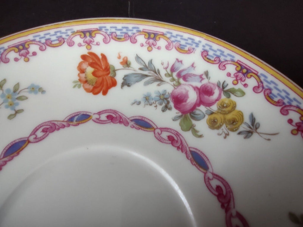 GDA Limoges France Saucer ONLY Pink Floral (lot 740)
