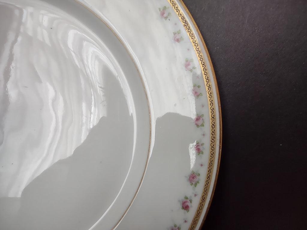 Wm. Guerin Limoges Luncheon/Salad Plate Rose French Chick (lot 984)