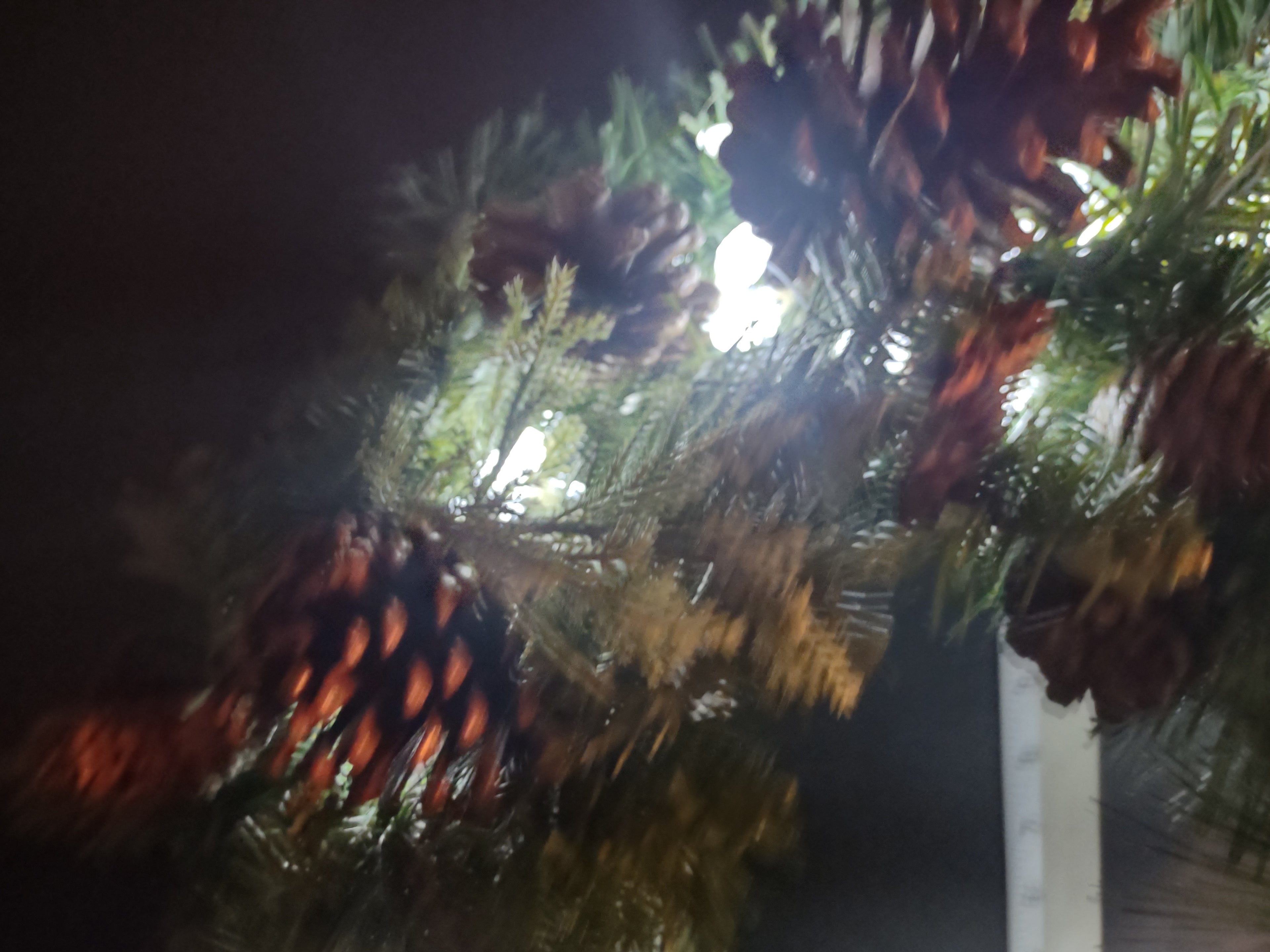 Vintage Artificial Christmas Wreath 18" Light Up Plug-in (lot 1180)