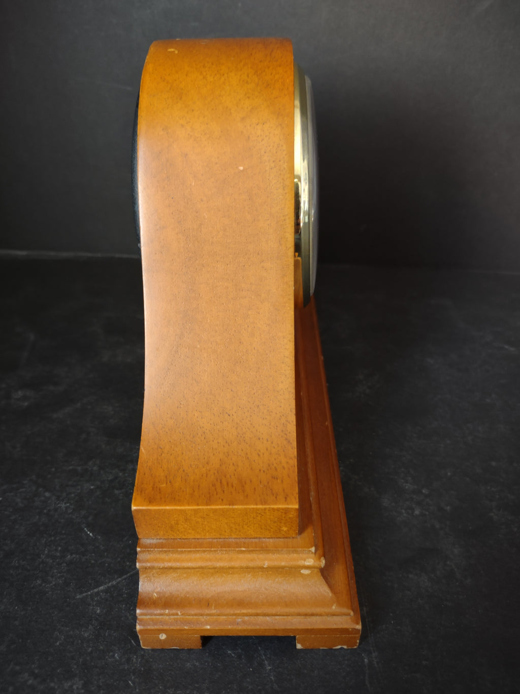 Vintage Terry Redlin Mantle Clock Wood Some Scratches (lot 5030)