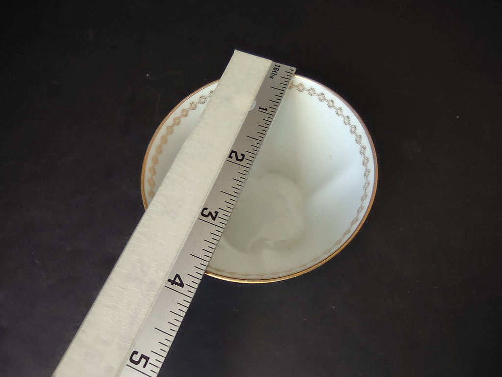 Haviland France Limoges Shamrock Cup ONLY White Green Gold (lot 1111)