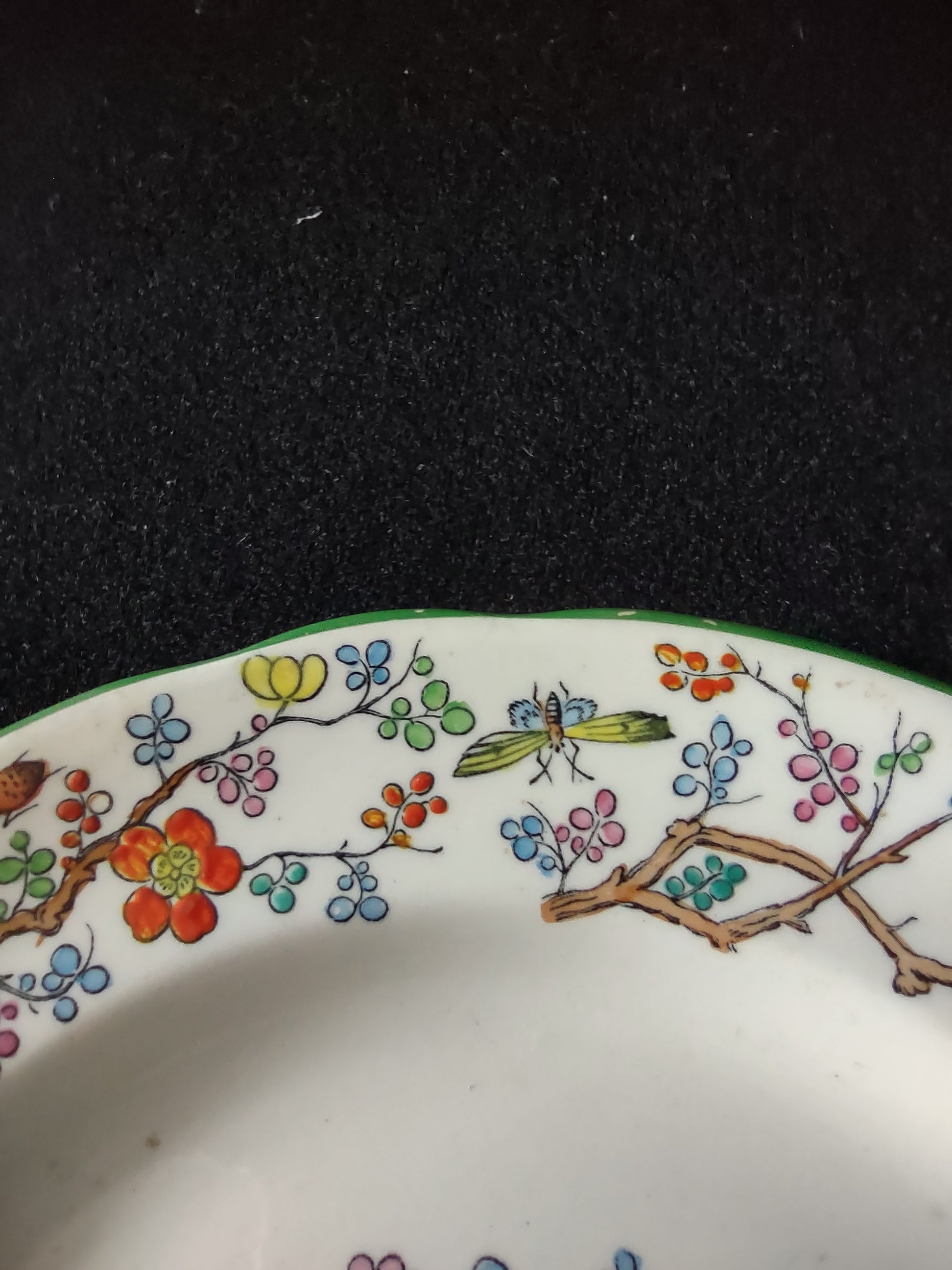 Vintage Copeland Late Spode Dessert Plate Shanghai Floral Bone China (Lot 5813)