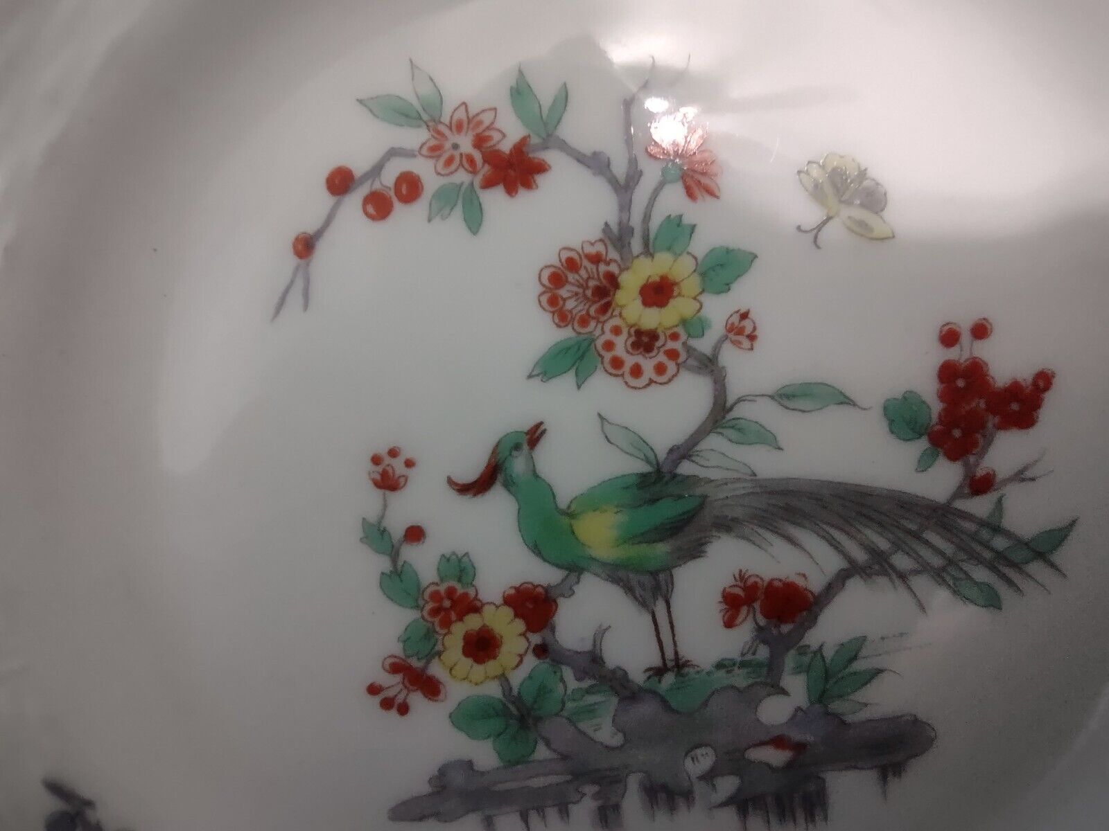 Haviland Limoges France Gold Trim Pheasant 7-1/2" Dessert Plate (lot 698)