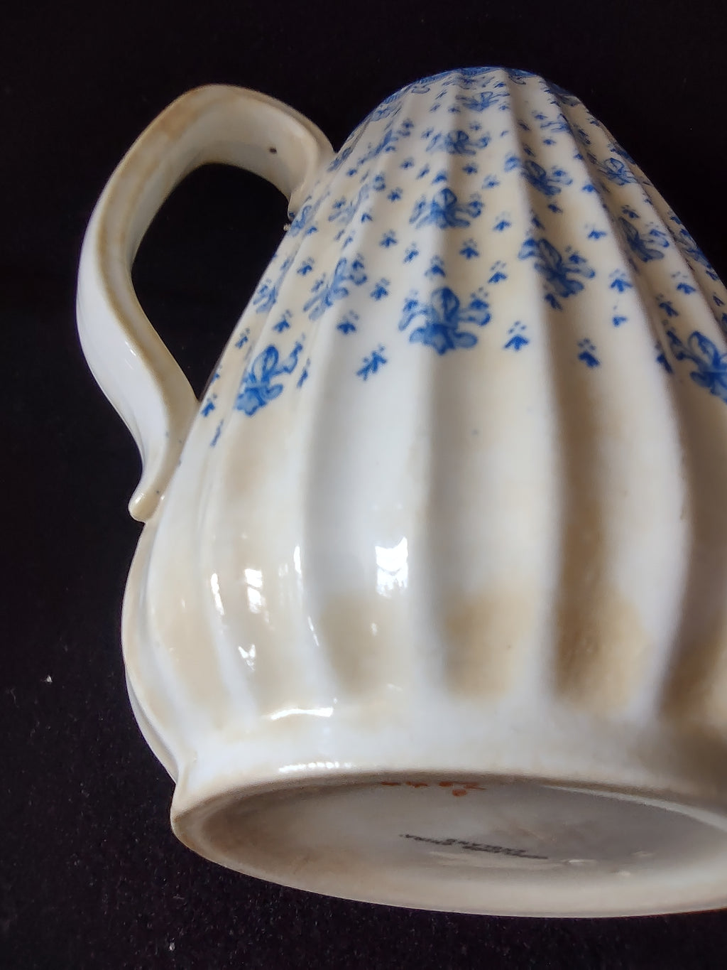 Vintage Copeland Spode Coffee Pot Earthenware Blue Ermine IMPERFECT (Lot 5764)