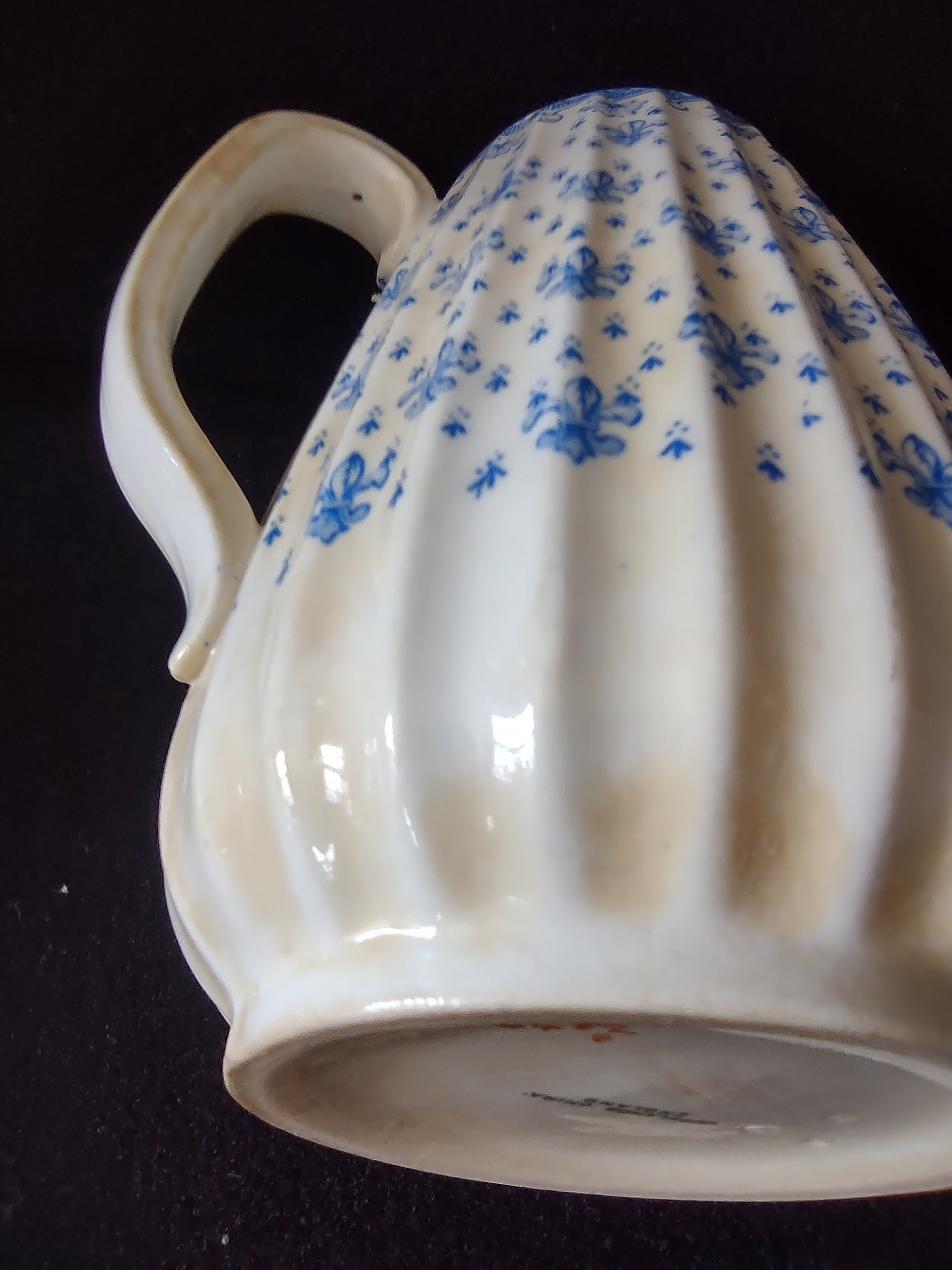 Vintage Copeland Spode Coffee Pot Earthenware Blue Ermine IMPERFECT (Lot 5764)