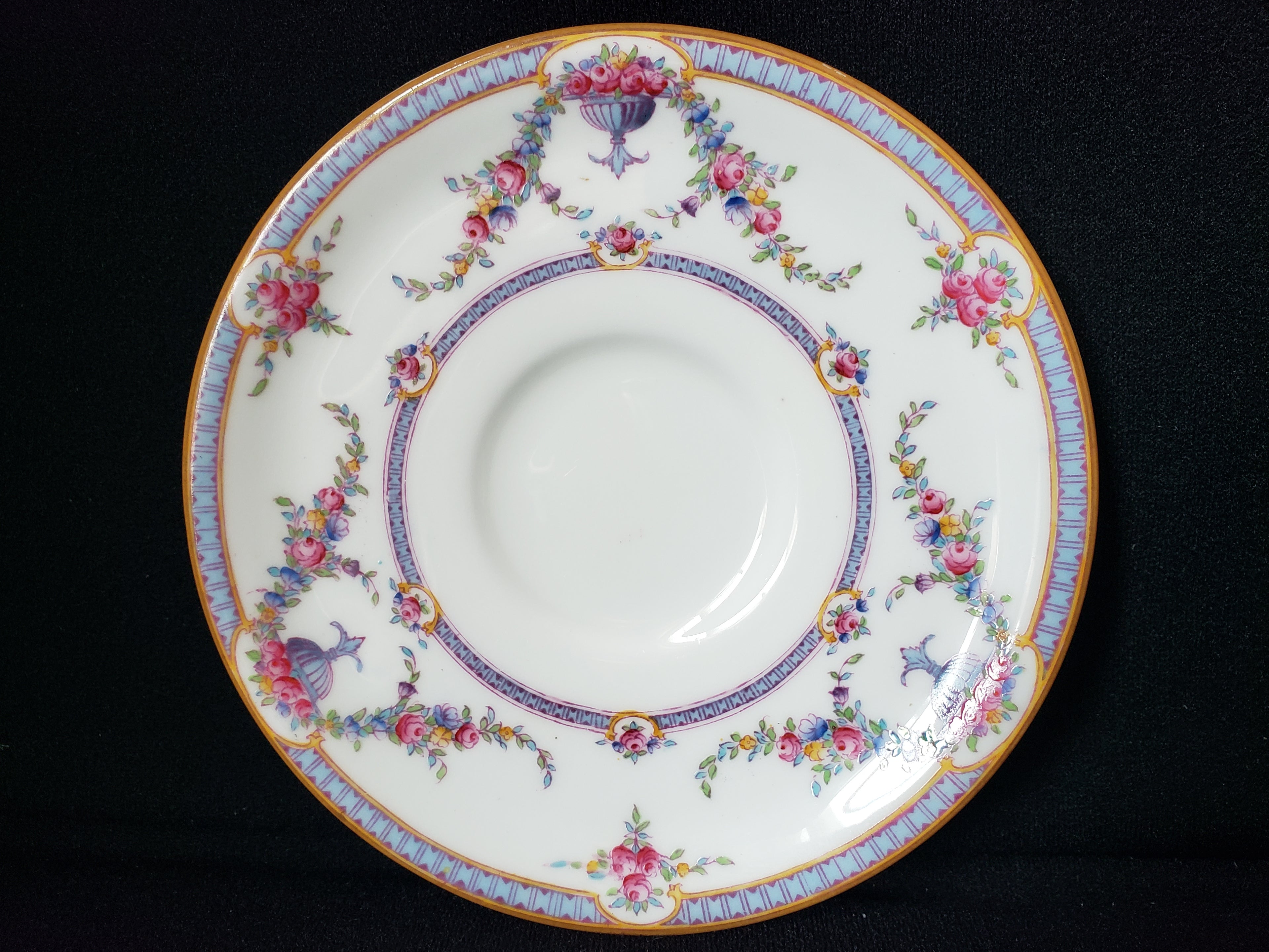 Vintage Royal Worcester Rosemary Saucer ONLY 5-7/8" (lot 2090)