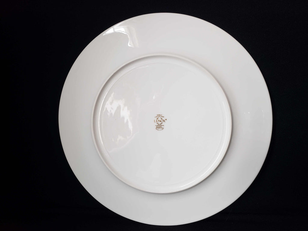 Vintage Lenox Debut Constance Fine Bone Dinner Plate 10-7/8" (lot 1915)
