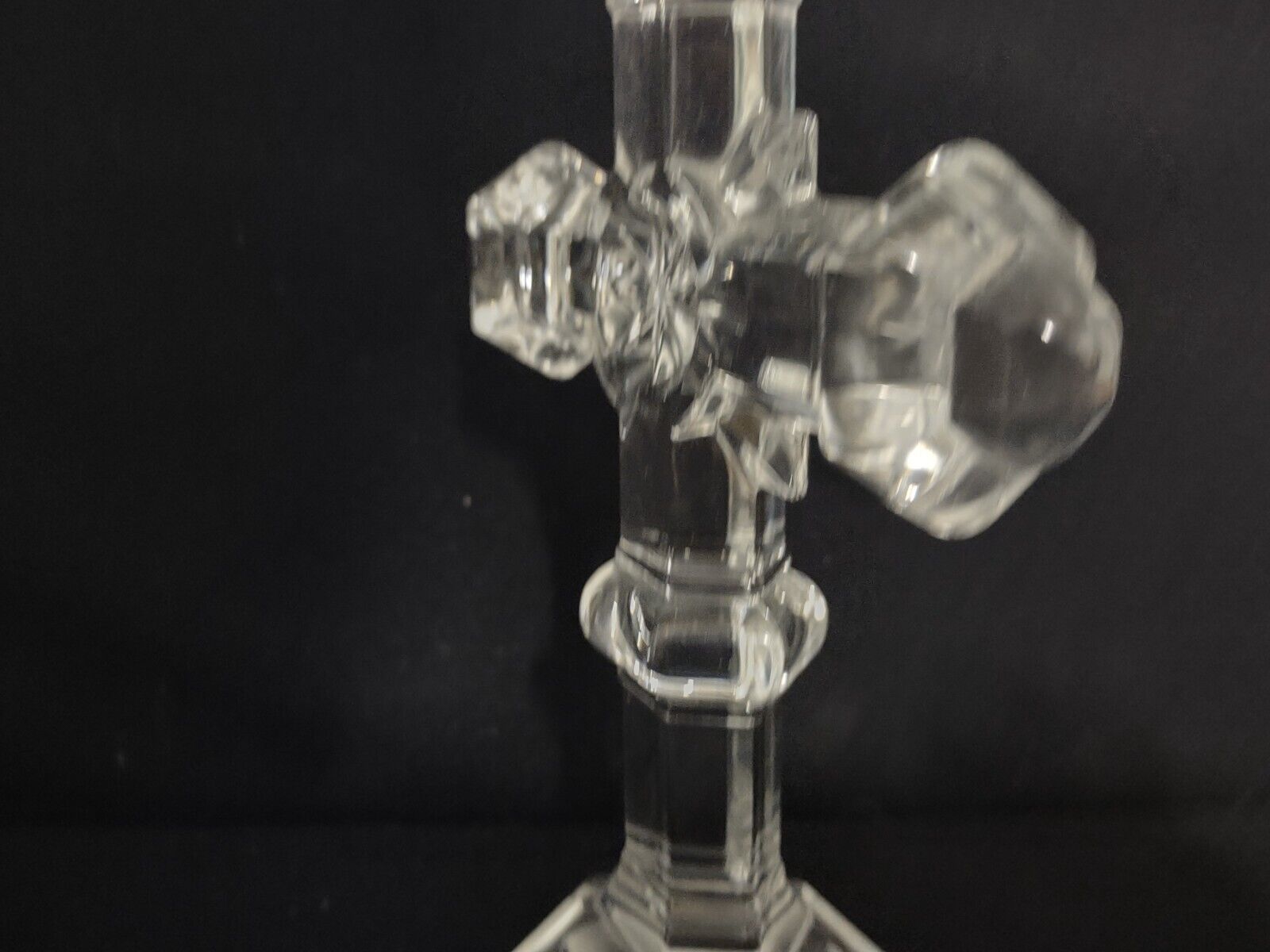 Clear Crystal Noble Excellence Cross Figurine