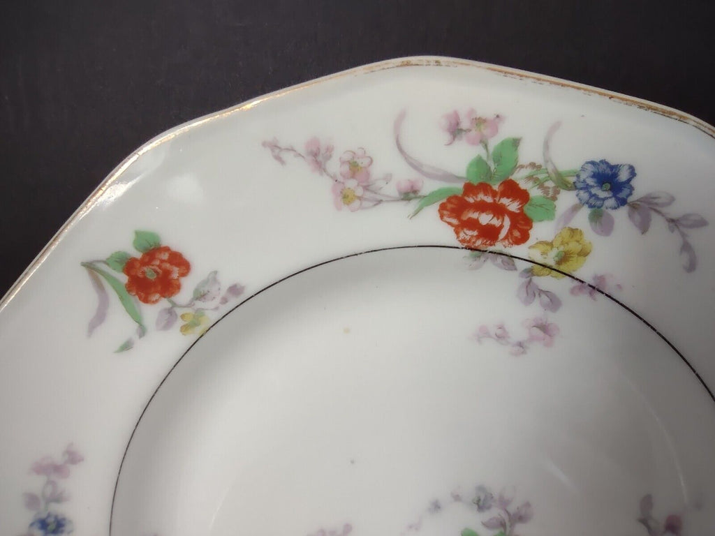 Haviland Limoges White Jewel 6 x Luncheon Salad Plate 8-1/2" Floral (801)