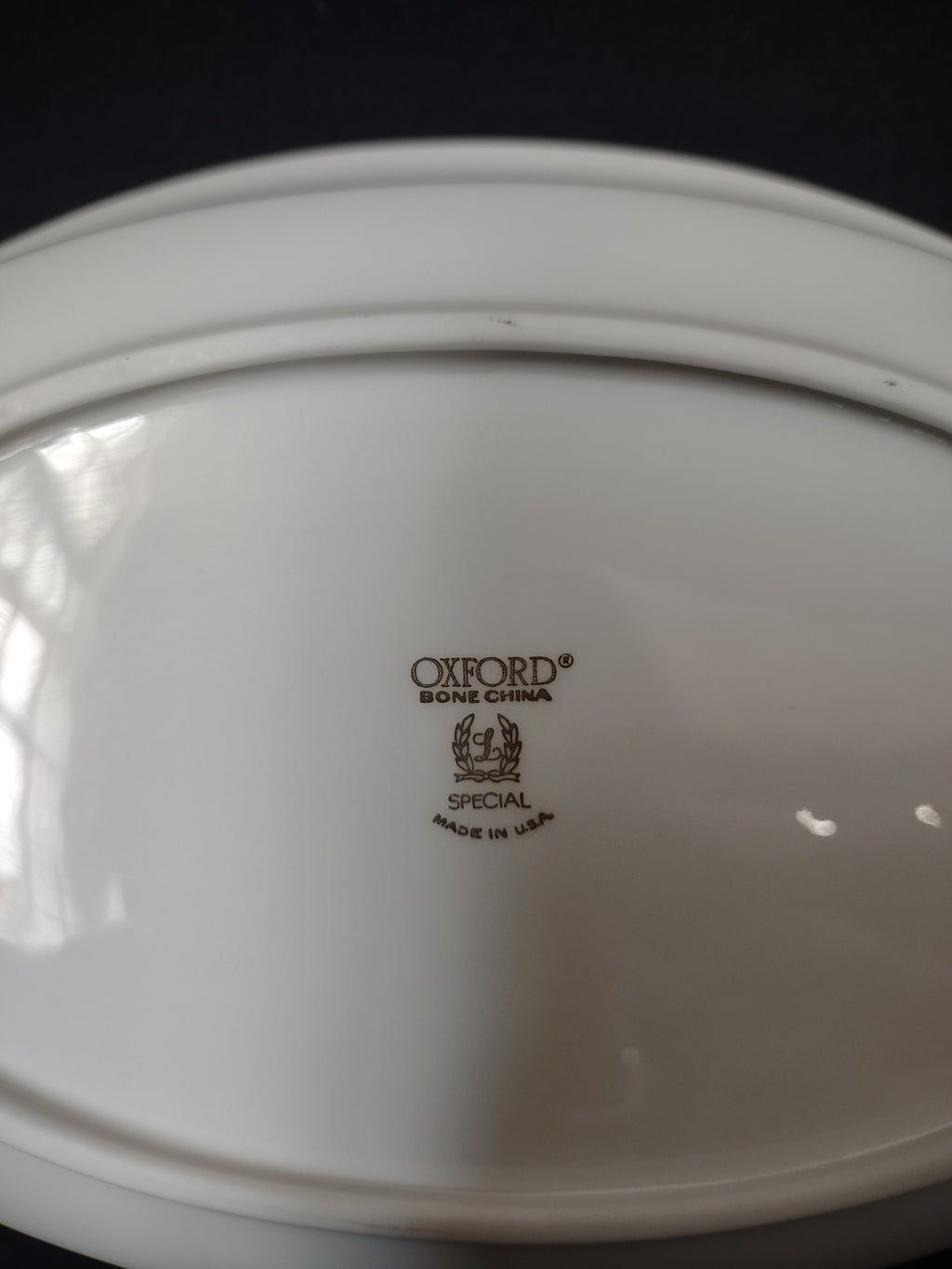 Vintage Lenox Oxford Special Bone China Large Serving Dish (lot 1874)