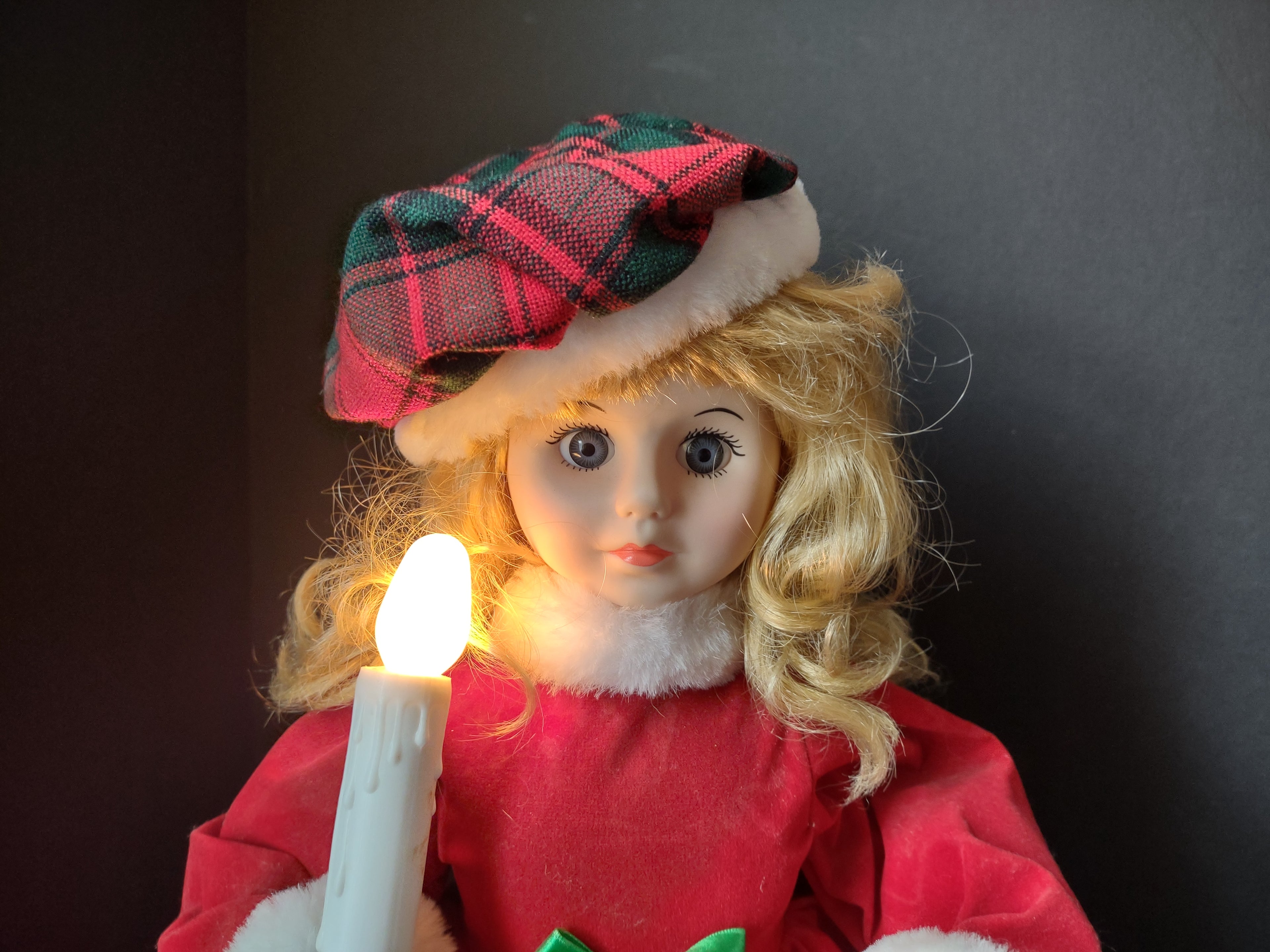 Vintage Original Christmas Motionette Figure Telco Animated (lot 1422)