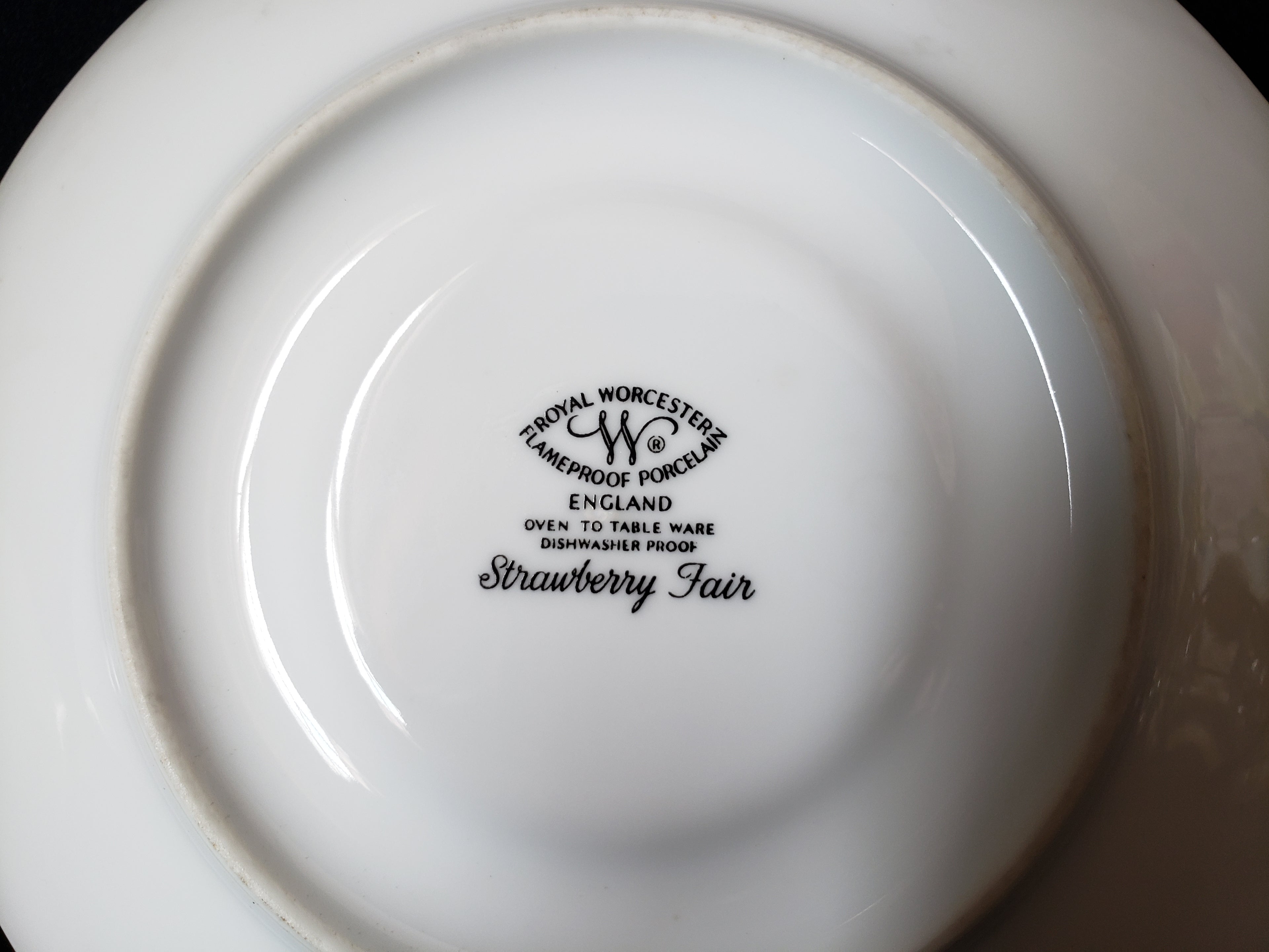 Vintage Royal Worcester Strawberry Fair Oven to Table Tea Cup (lot 2099)