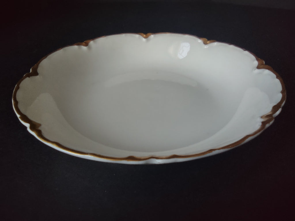 Haviland France Limoges Small Bowl 5" Gold Trim (lot 1007)