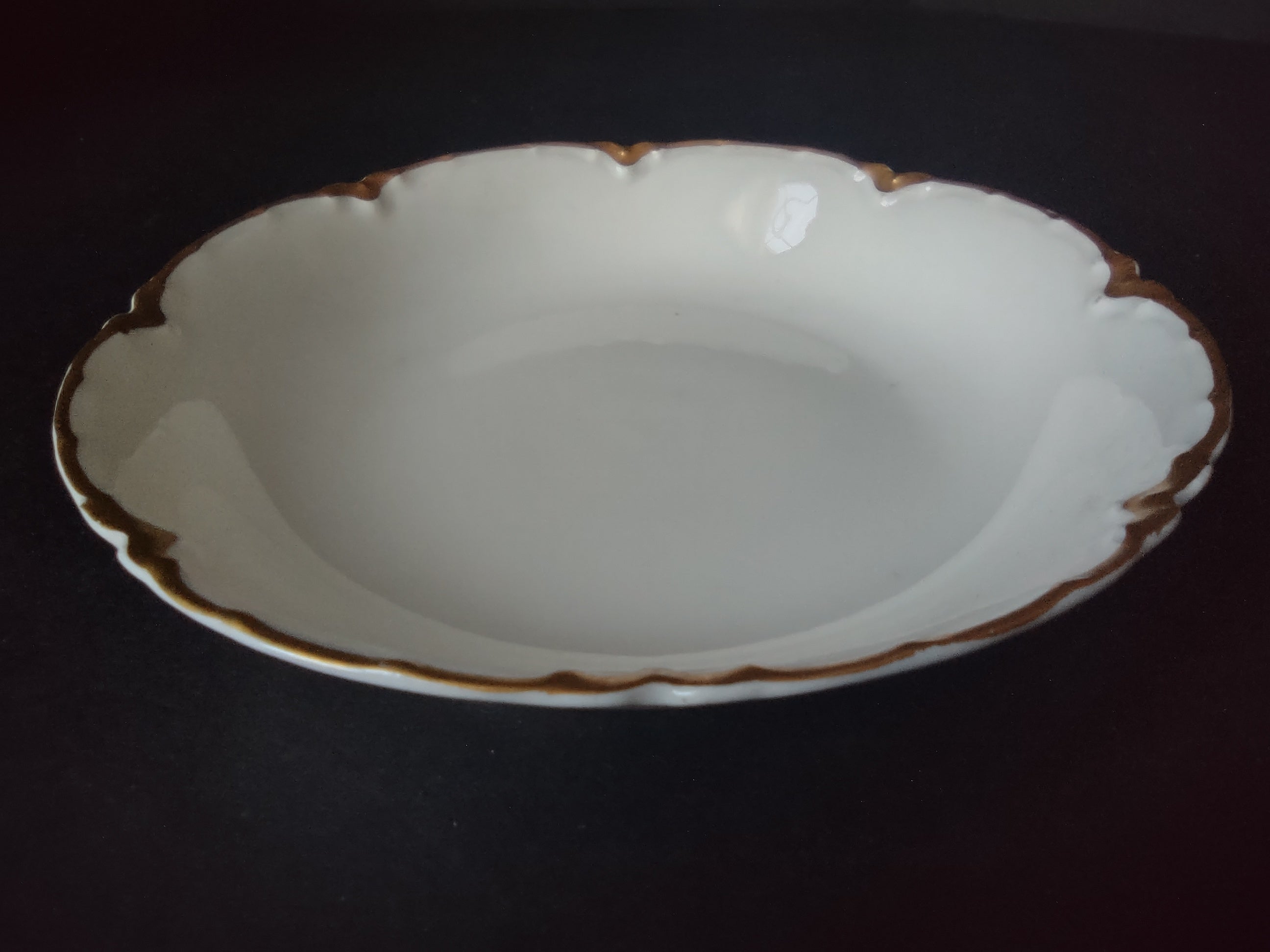 Haviland France Limoges Small Bowl 5" Gold Trim (lot 1007)