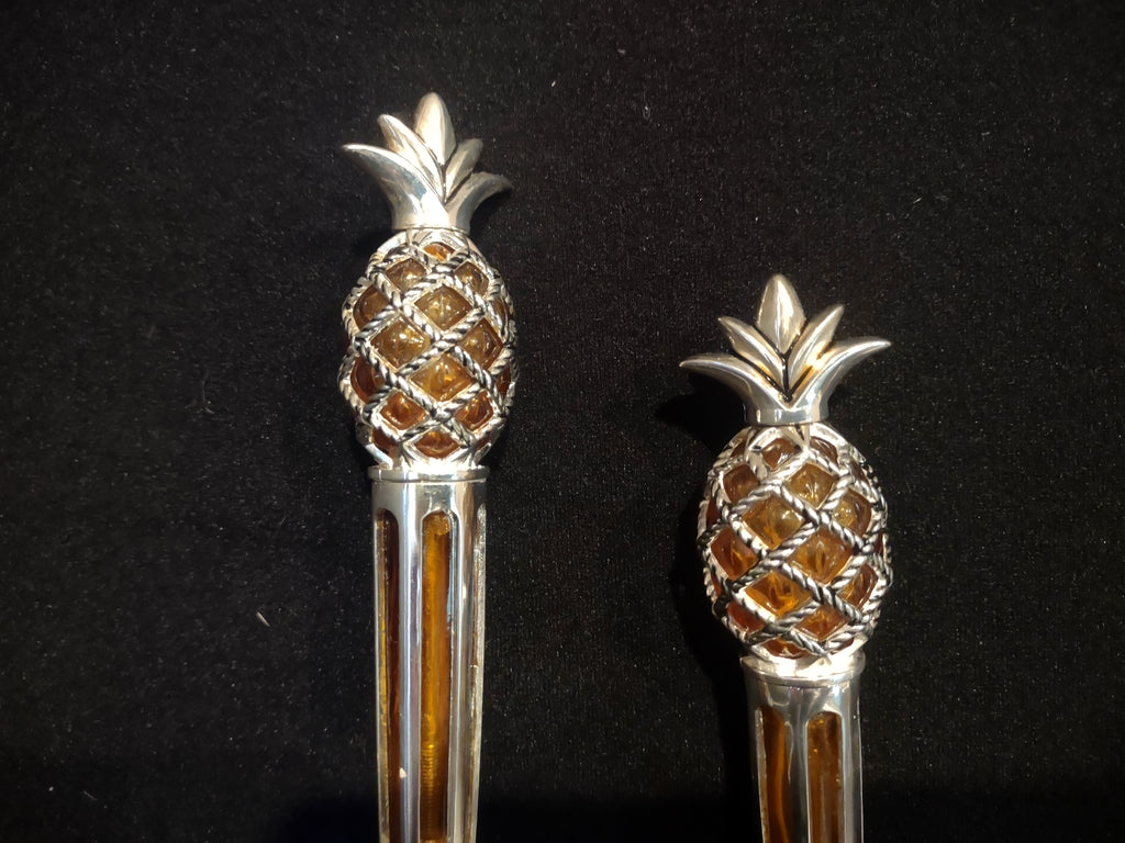 Vintage International Silver Company Pineapple Design Cake Serving Set (2546c)