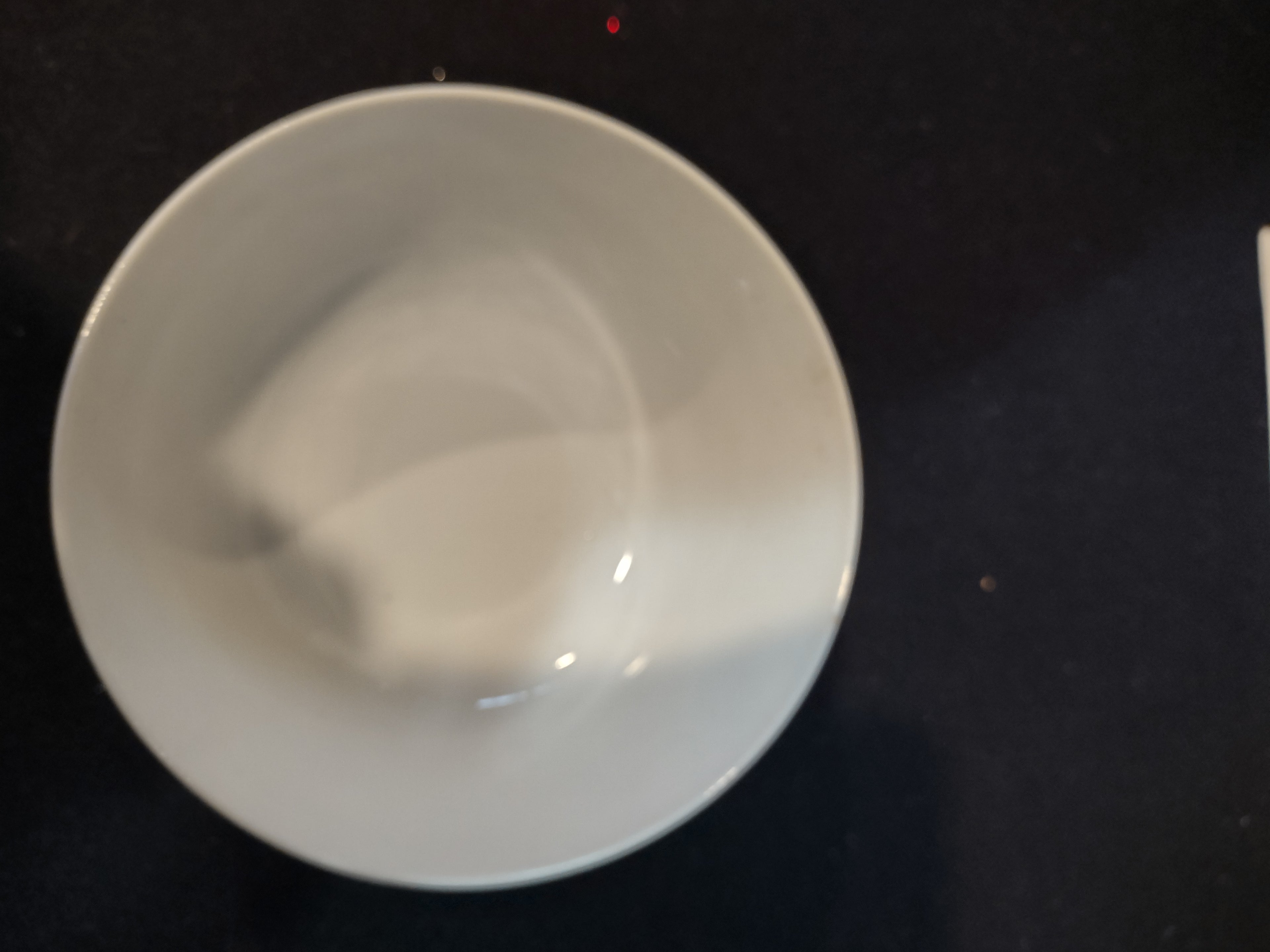 Vintage Chinese Porcelain Bowl Calligraphy Longevity Happiness (Lot 5351)