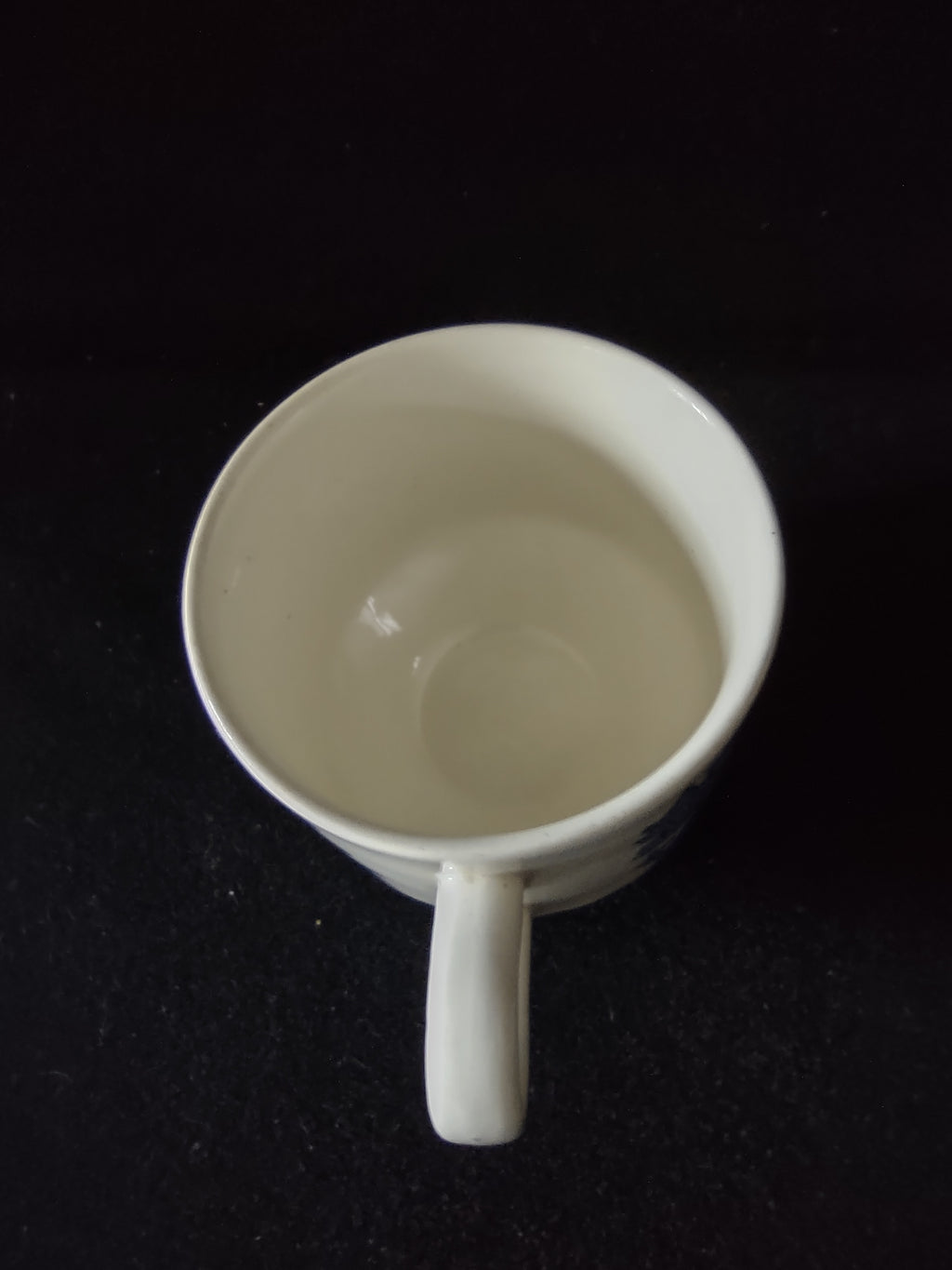 Vintage Churchill Teacup Saucer Ironstone Blue Willow Set Of 2 (Lot 5584)