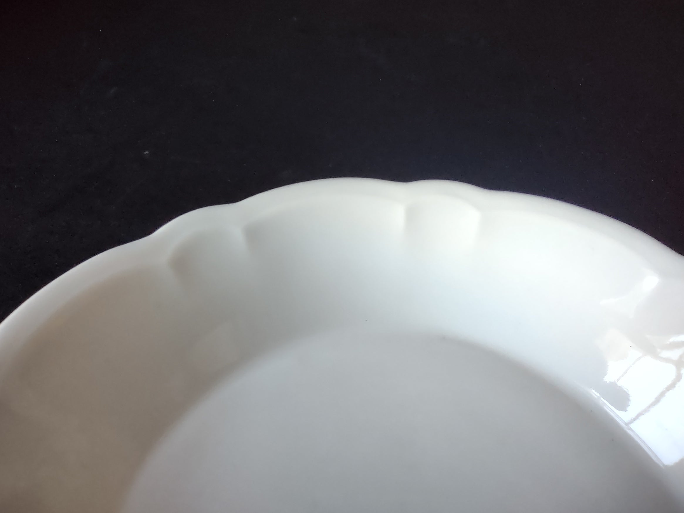 CFH GDM France Limoges Porcelain Bowl 6-1/4" Plain White (lot 1044)