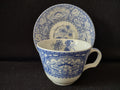 Spode Blue & White Room Teacup Floral Vintage English Transferware (lot 5846)