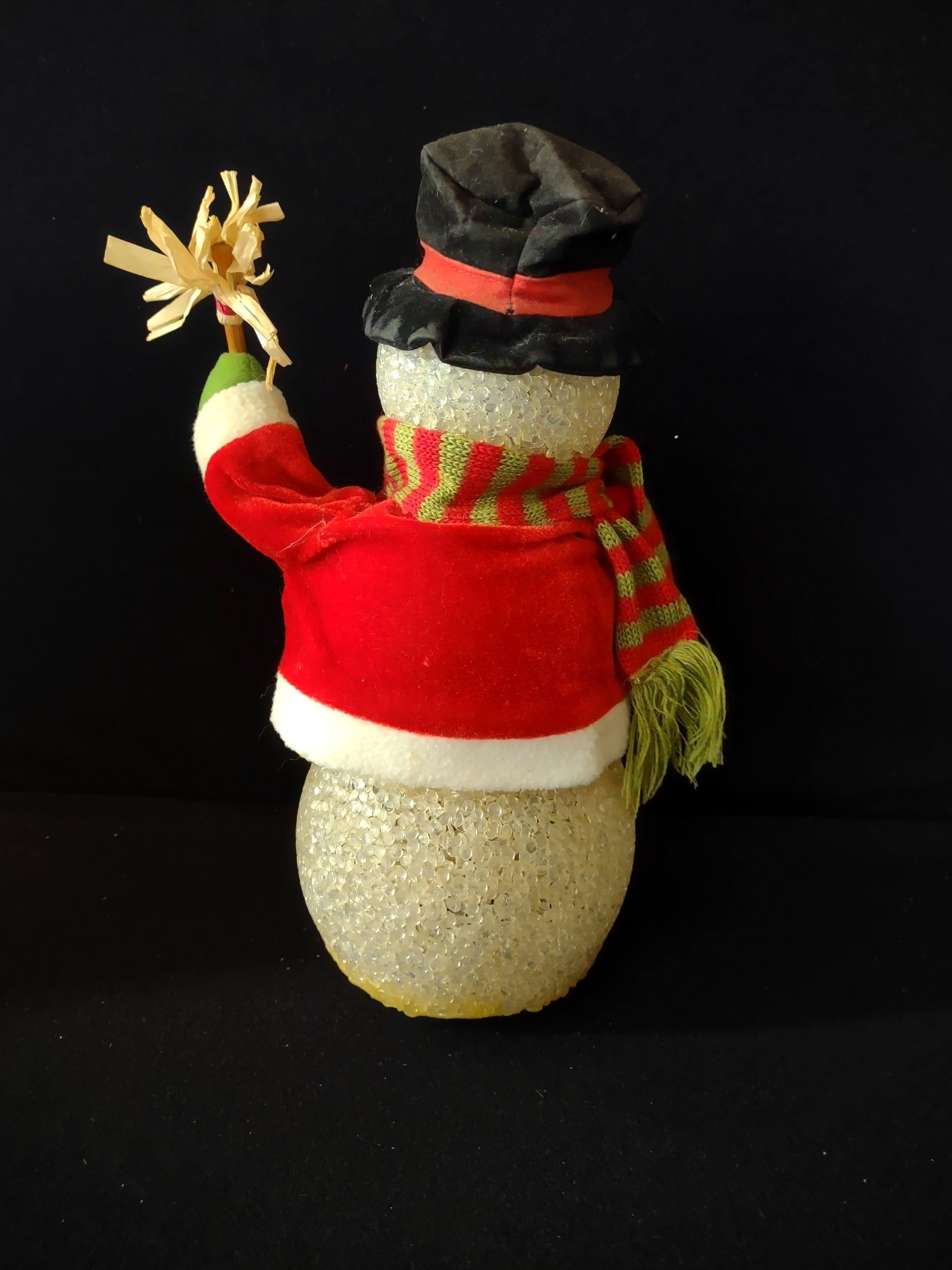 Vintage Christmas/Winter Animated Plastic Snowman Winter Wonder Land (Lot 3675)