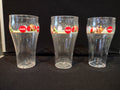 Vintage Coca-Cola Plastic Drinking Glass x 3 (lot 5414)