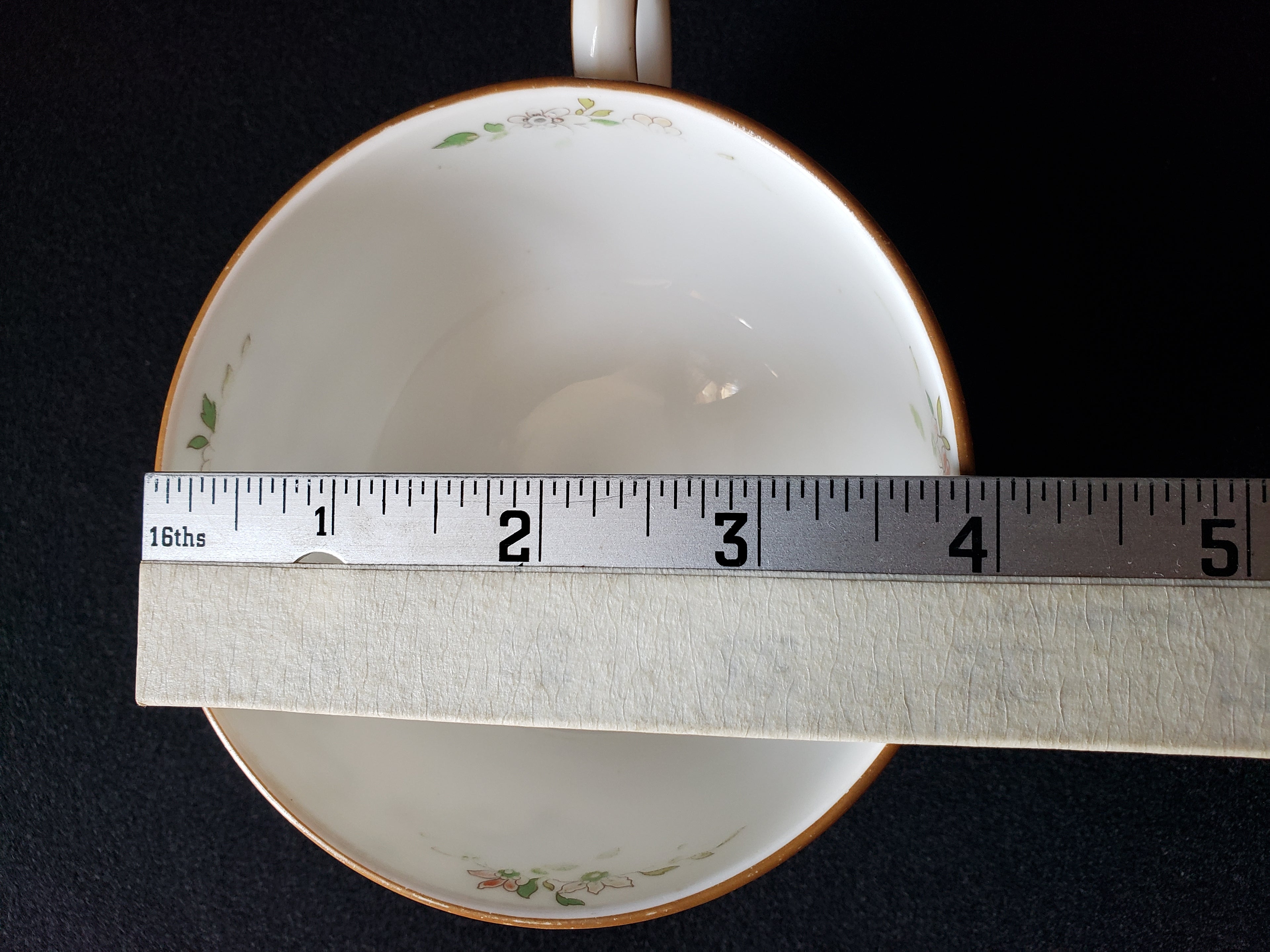 Vintage Royal Worcester Higgins Seiter Butterfly Tea Cup Saucer (lot 2121)