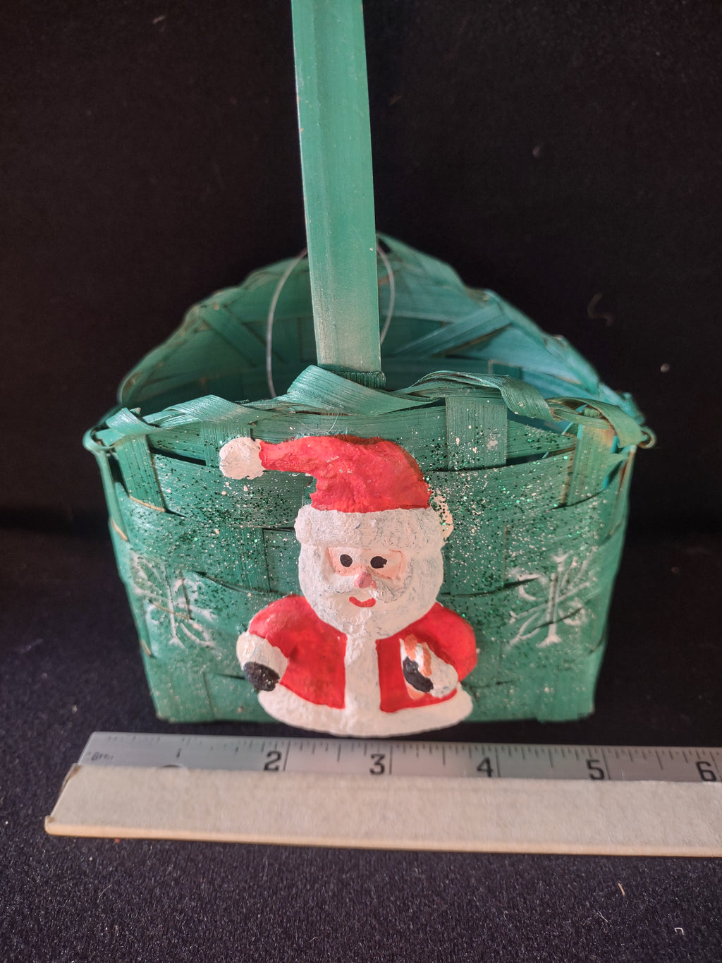 Christmas Woven Gift Treat Baskets Dove Reindeer Santa Set Of 4 (Lot 4669t)