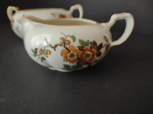 lot 772 Haviland Limoges Normandy Orange Blossom Sugar Bowl Creamer Pitcher