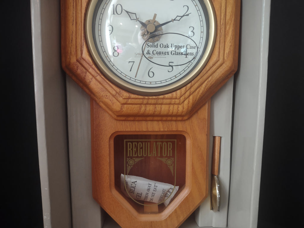 Sonoma Savannah Row Collection Chateau Wall Oak Clock (lot 2417)