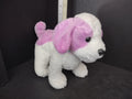 Ganz Pudding Pup New with Tag White Lavender Plush Dog (lot 3168j)